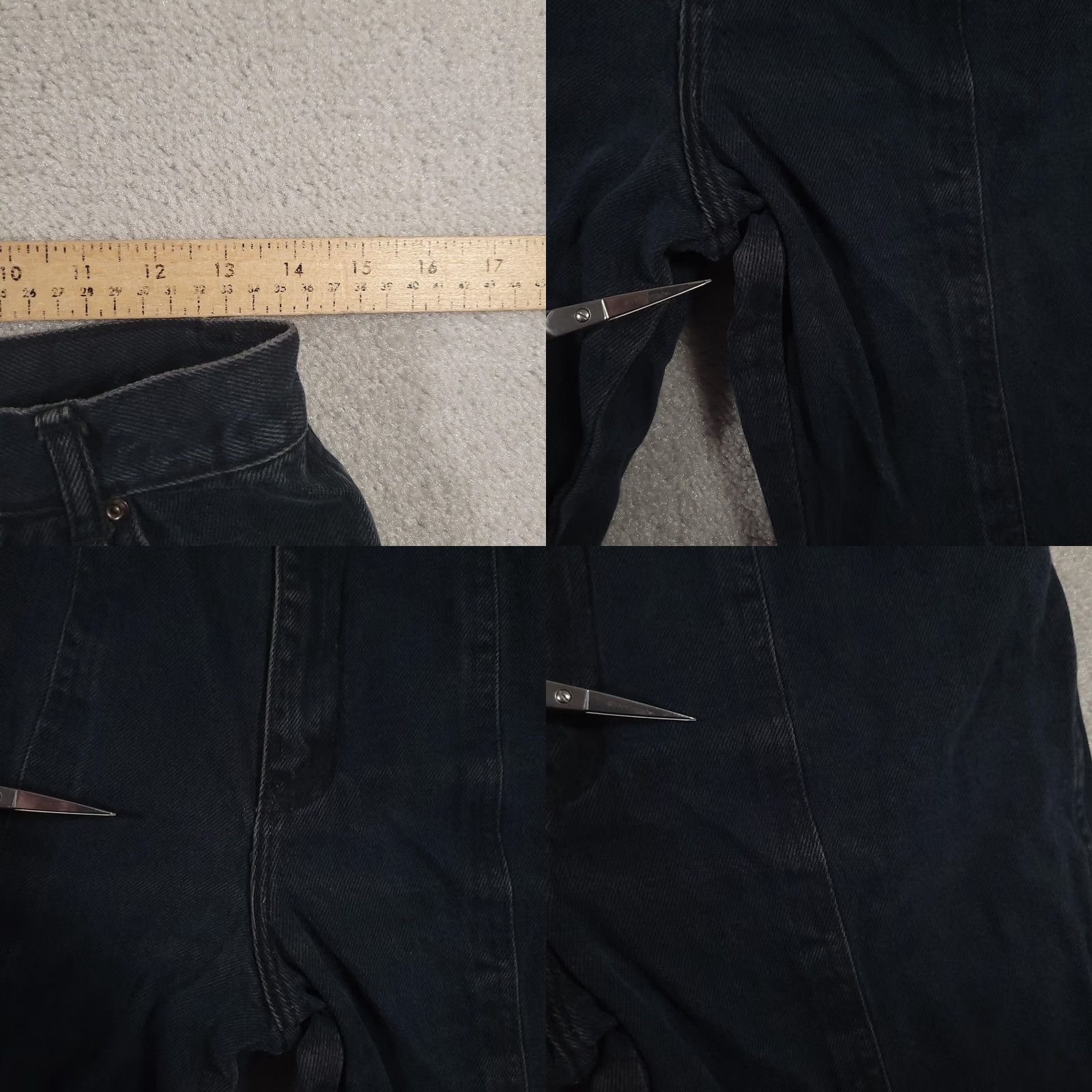 Cotton Traders VINTAGE Congo Traders Jeans Womens 16 High Waist Tapered Mom Made USA 90s Denim Jeans Womens 16 Blue Size 38" / US 16 / IT 52 - 8 Thumbnail
