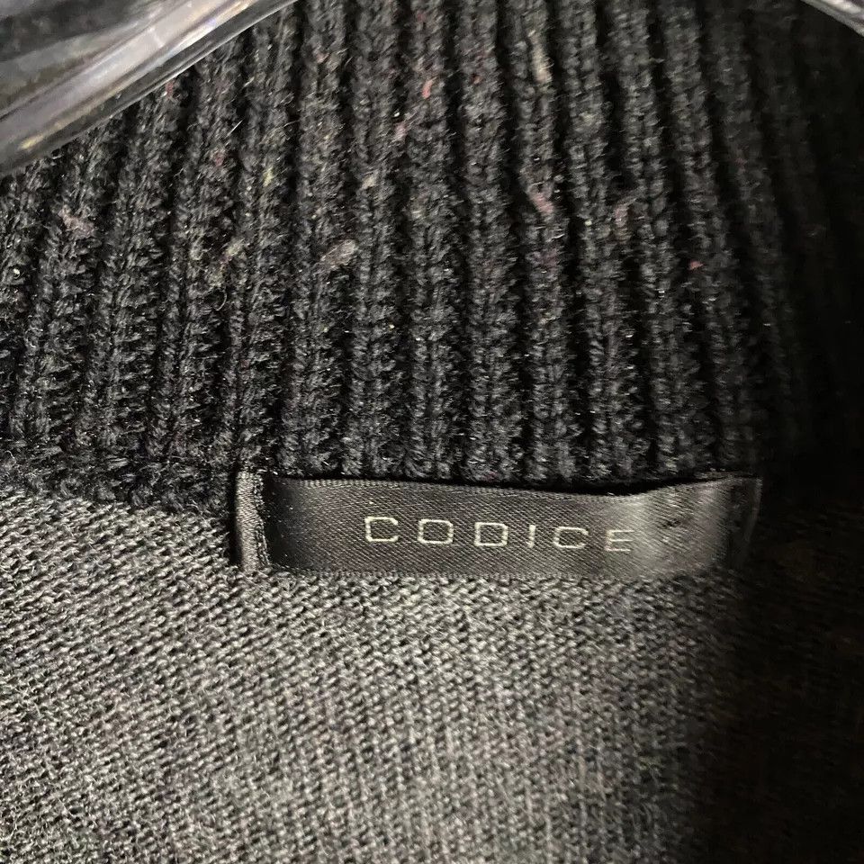 Other Codice 1/4 Zip Wool Sweater Men's Large Gray Merino Wool Size US L / EU 52-54 / 3 - 2 Thumbnail
