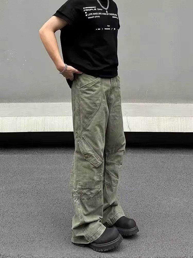 Vintage Multi Pockets Cargo Pants Size US 33 - 2 Thumbnail