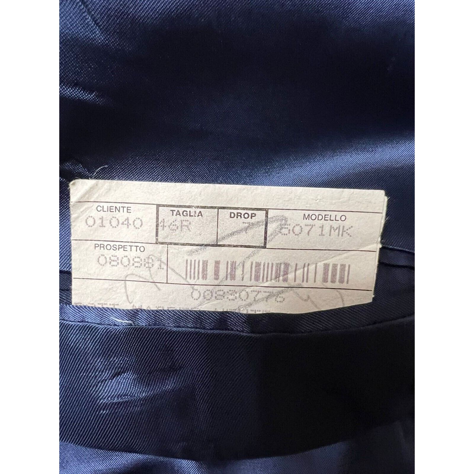 Zanella Zanella 100% Virgin Wool Sport Coat Size 40R US In Blue Size 40R - 6 Thumbnail