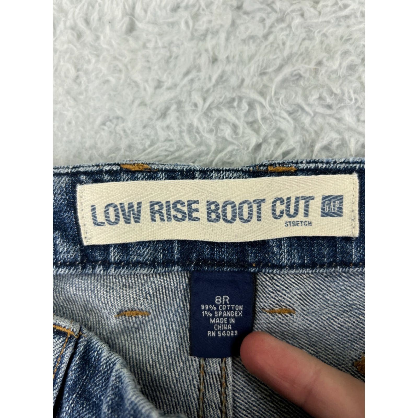 Gap Gap Jeans Women 8 Denim Bootcut Slit Hem Cotton Blend 30x30.5 Blue Womens Size 30" / US 8 / IT 44 - 4 Thumbnail