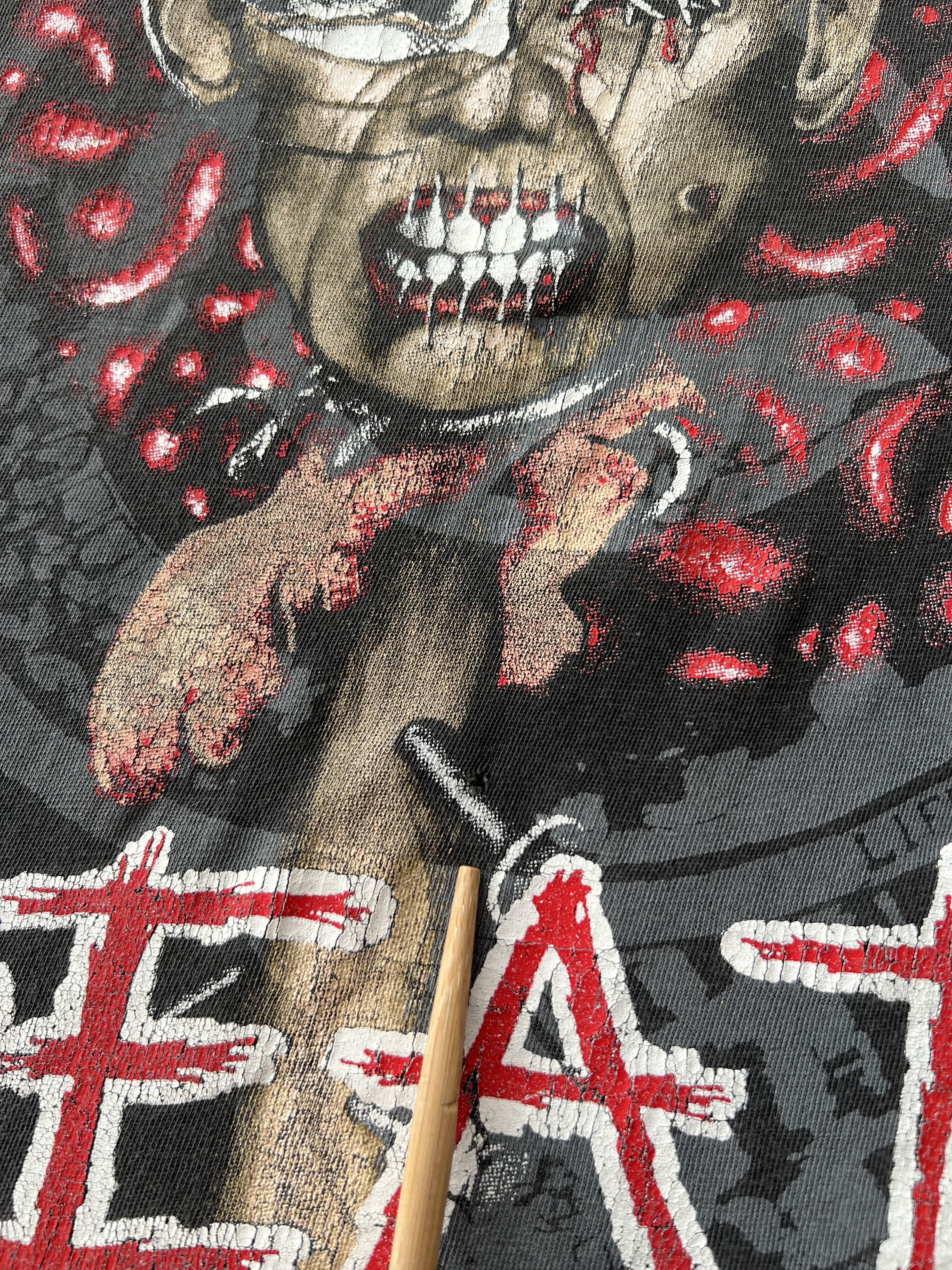 Band Tees Vintage 1994 Napalm Death European Tour AOP T-shirt Size US XL / EU 56 / 4 - 5 Thumbnail