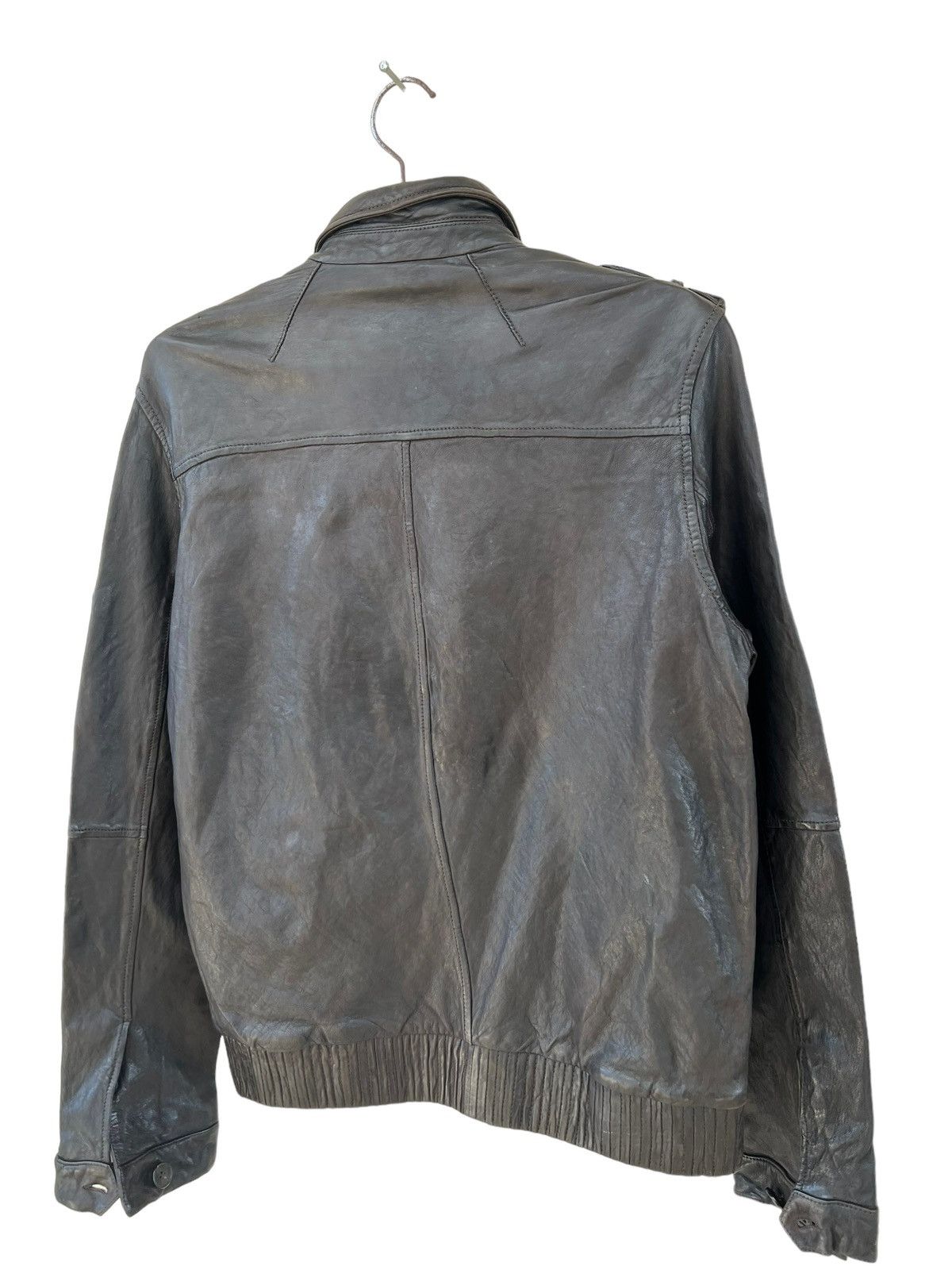 Allsaints SS 08 AllSaints Spitalfields Patina Leather Snitch Jacket Size US M / EU 48-50 / 2 - 15 Thumbnail