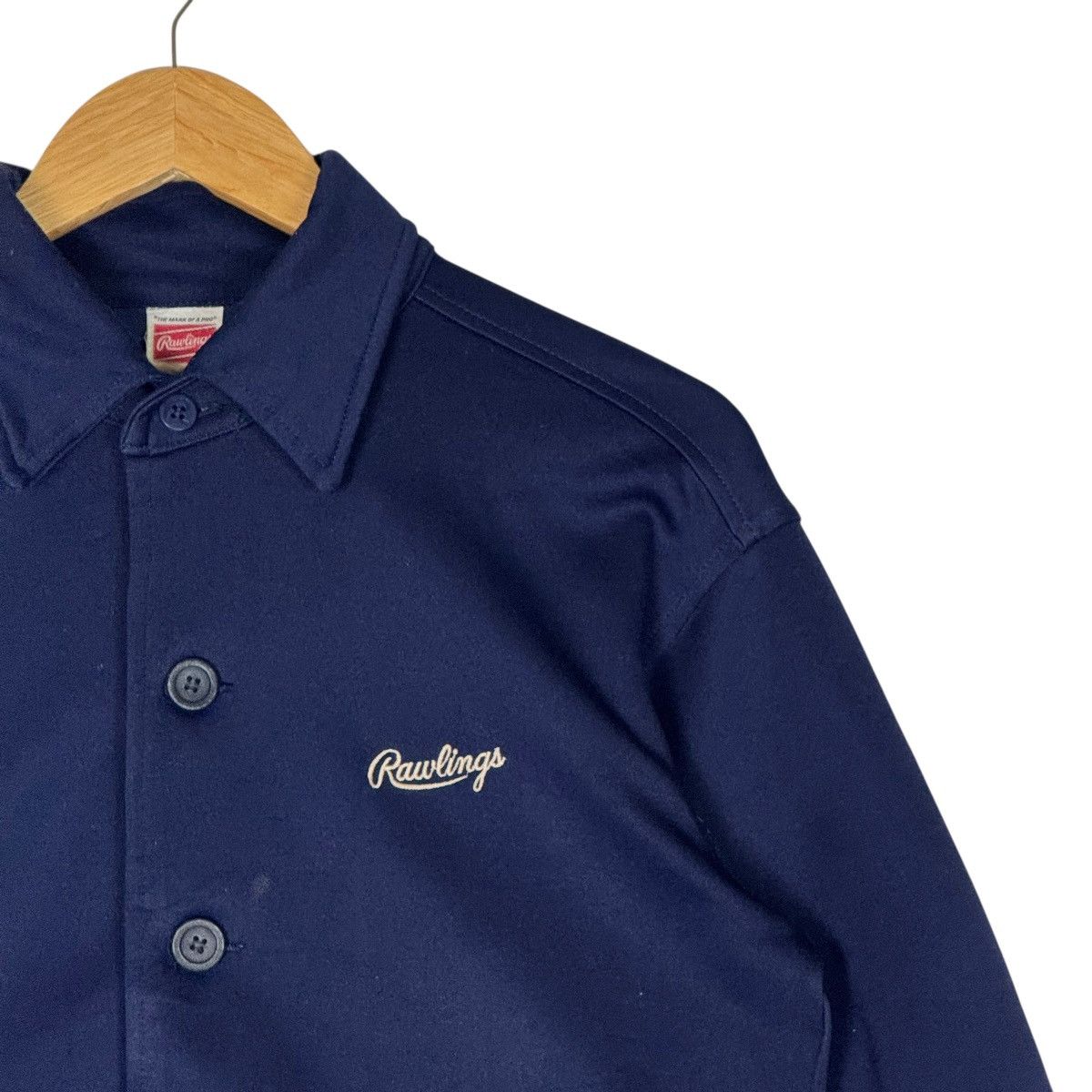 Asics Rawlings By Asics Casual Button Up Jacket Size US S / EU 44-46 / 1 - 4 Thumbnail