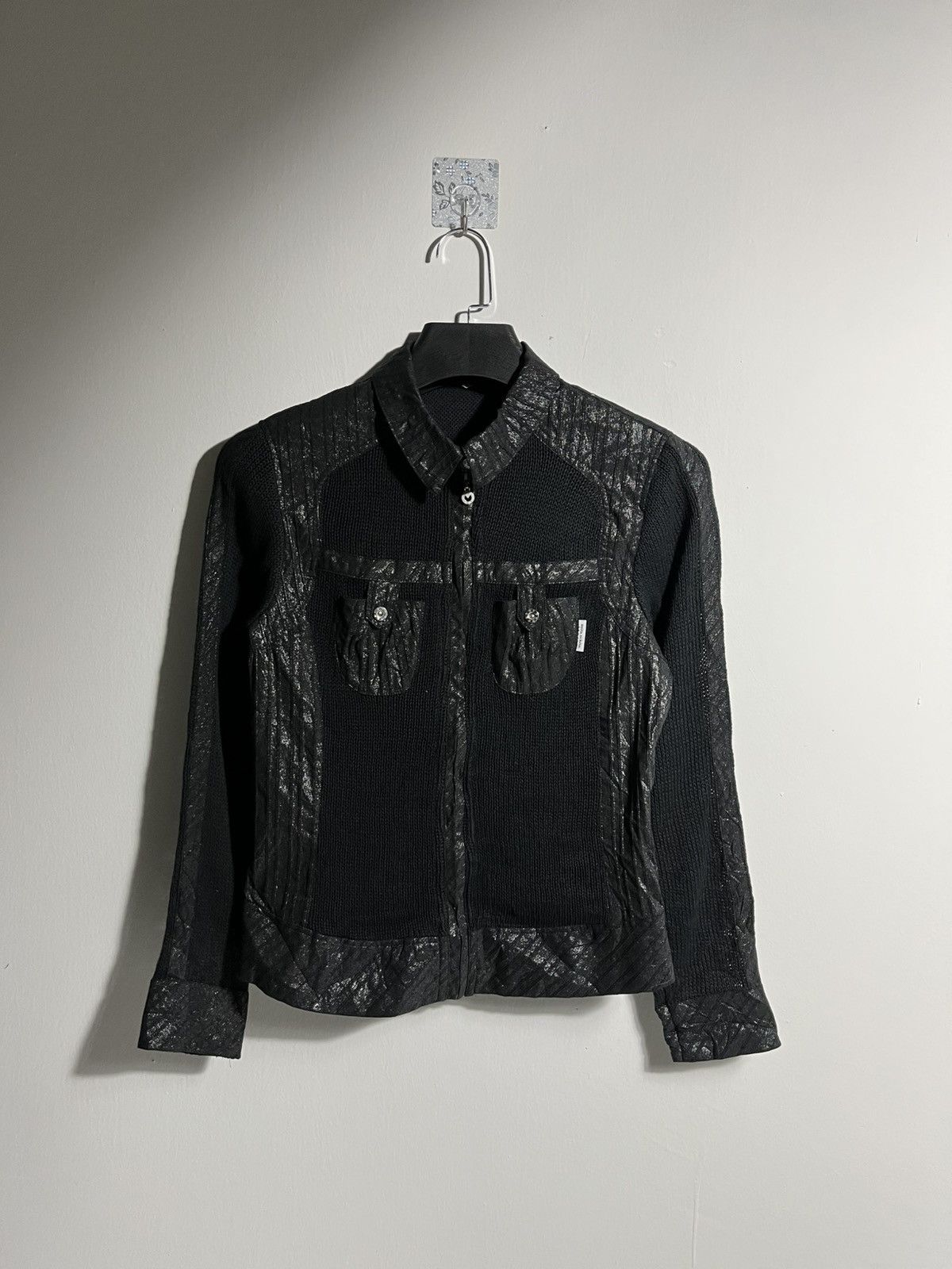 Mila Schon Knitted Mesh Jacket