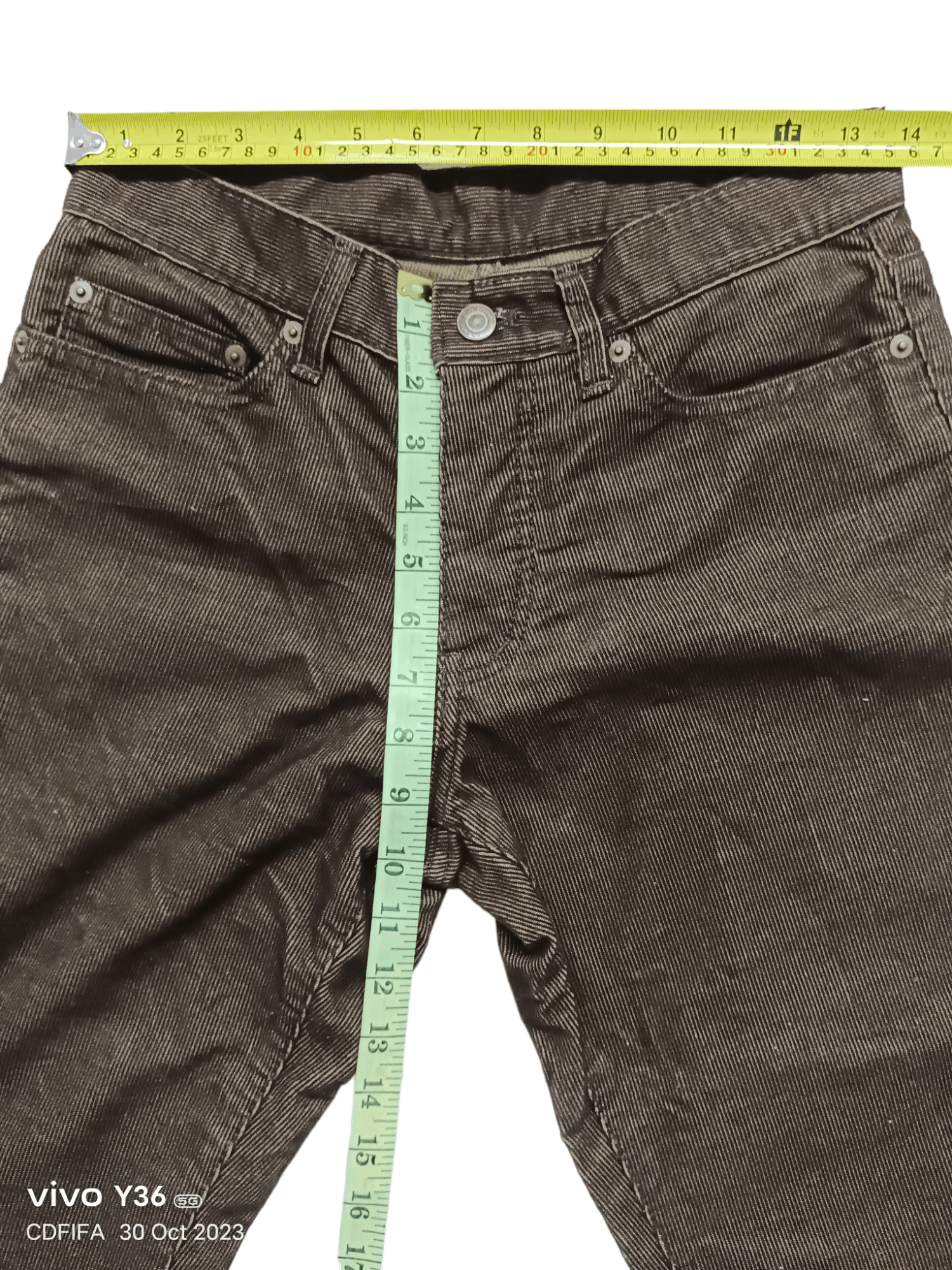 Tornado Mart Rare!!🇯🇵Tornado Mart Minimalist Flare Corduroy Jeans Size US 28 / EU 44 - 12 Thumbnail
