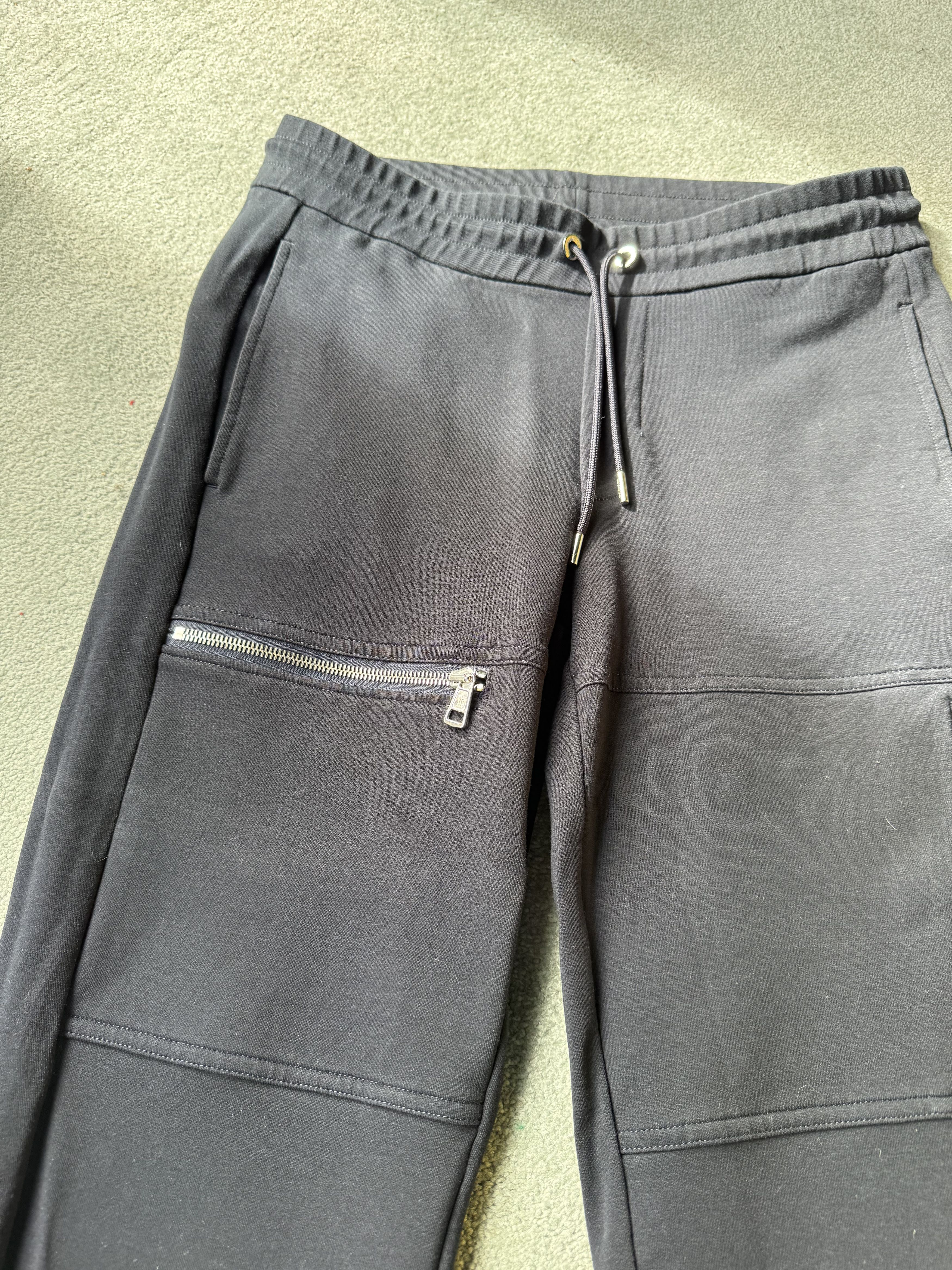 Moncler Moncler Men's Sweatpants In Blue With zip detail Size US 31 - 12 Thumbnail