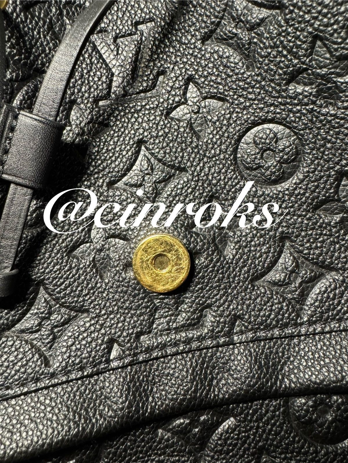Louis Vuitton Louis Vuitton Montsouris PM Empreinte Leather Backpack Size ONE SIZE - 9 Thumbnail