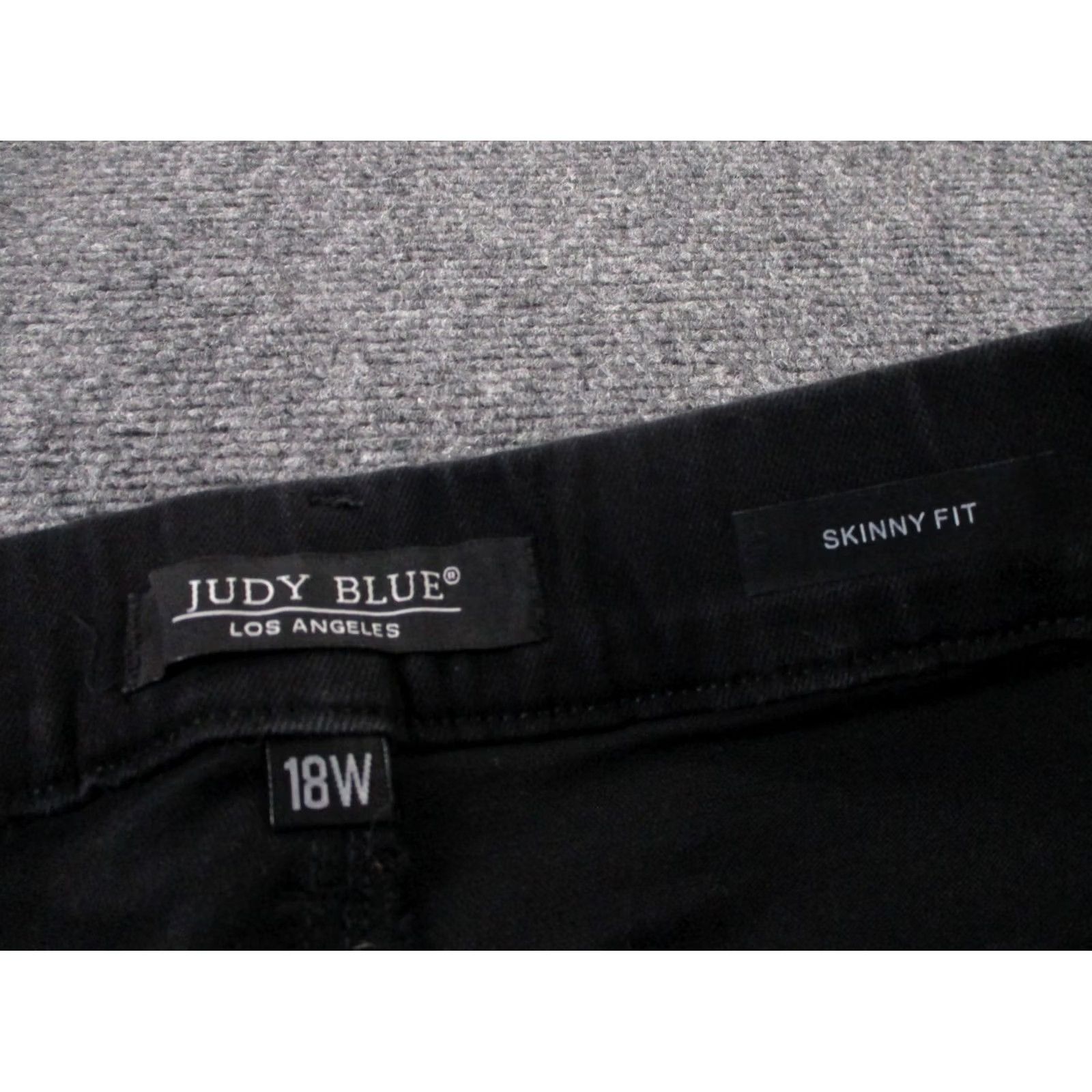 Vintage Judy Blue Jeggings Womens 18W Black Straight Skinny Stretch Preppy Casual Y2K Jeans Size 26" / US 2 / IT 38 - 7 Thumbnail