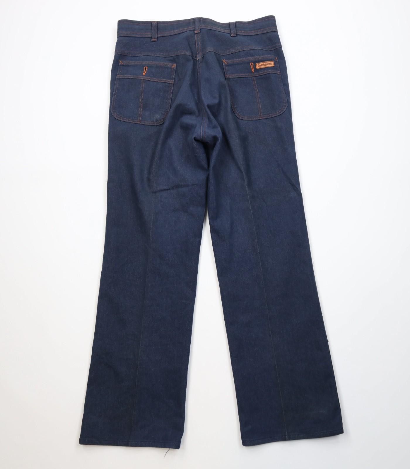 Vintage Vintage 70s Streetwear Wide Leg Denim Jeans Indigo USA Size US 32 / EU 48 - 9 Thumbnail