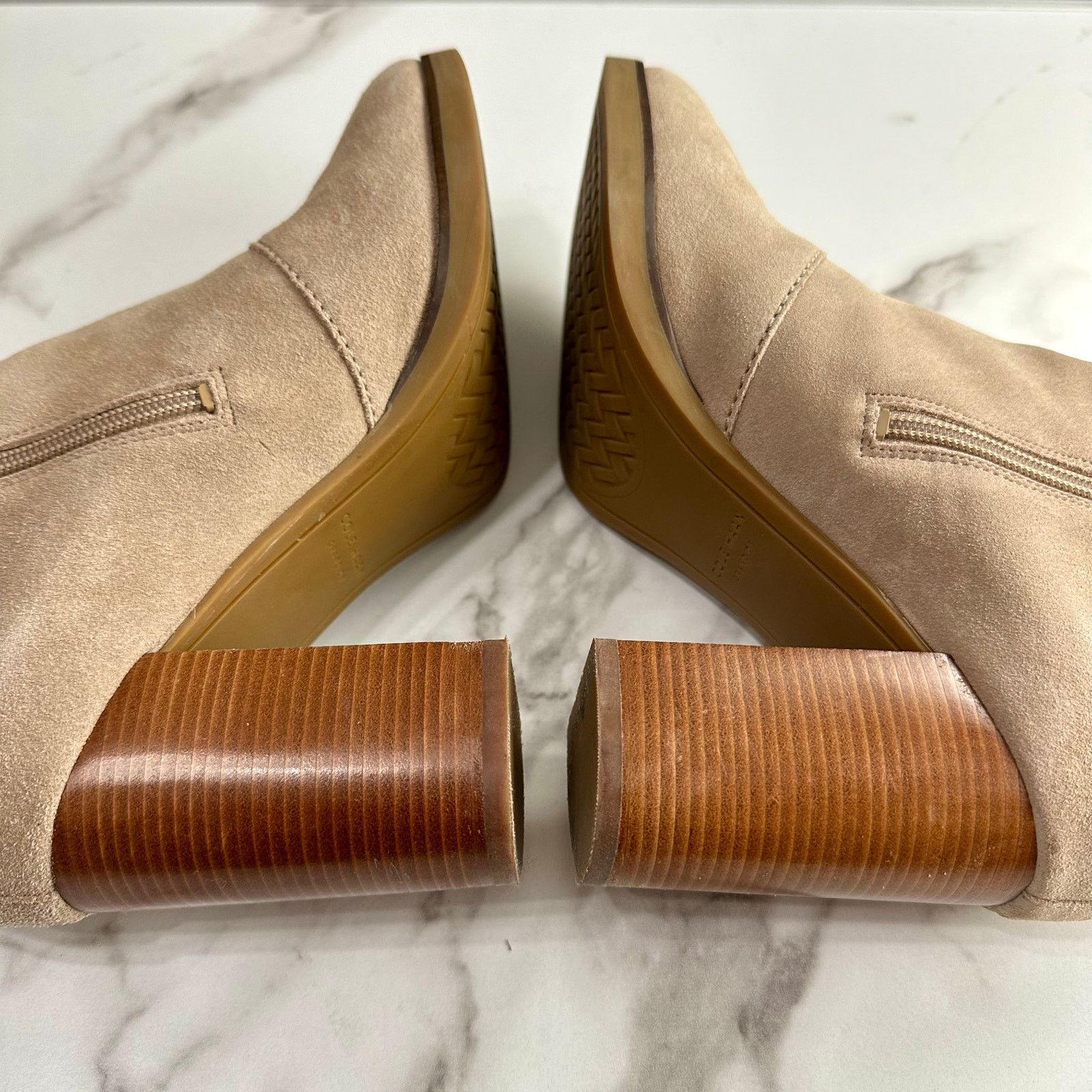 Cole Haan Cole Haan Harrington Grand Riding Taupe Suede Bootie Size 11 Size US 11 / IT 41 - 6 Thumbnail