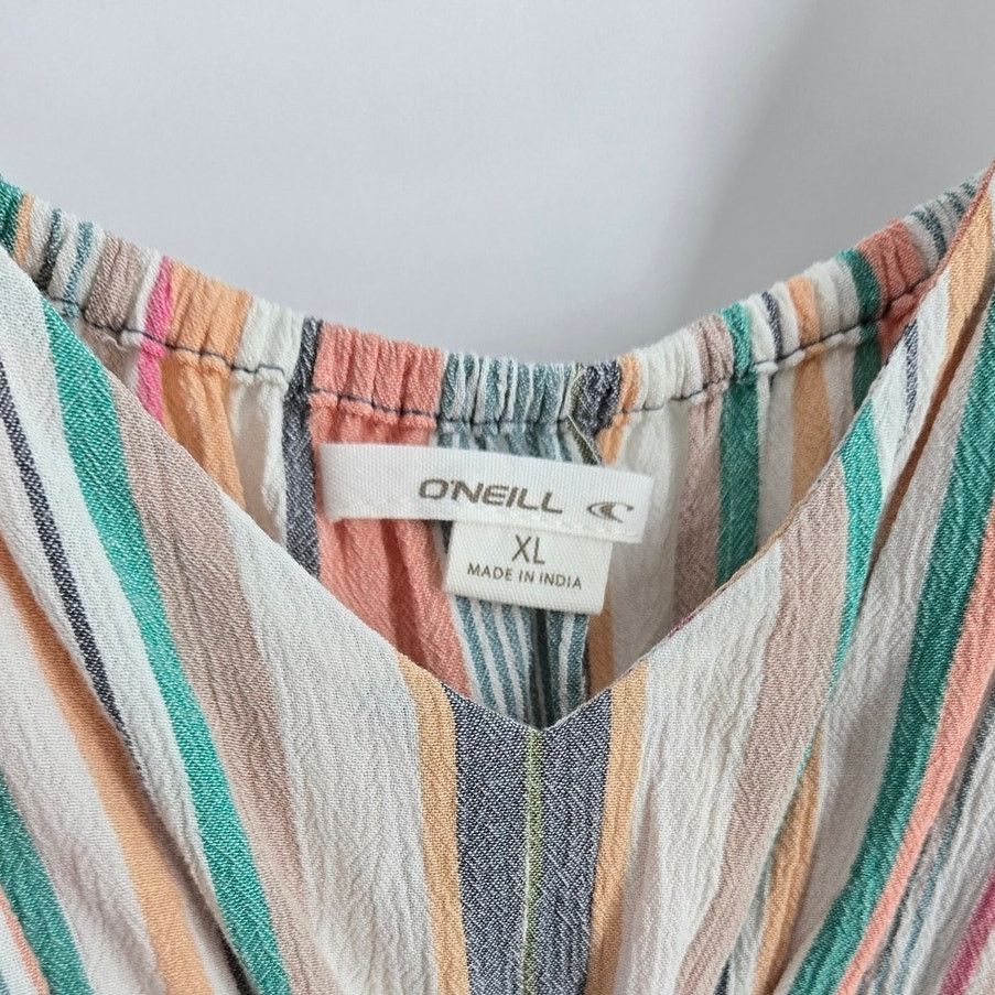 O'Neill NEW O'Neill LOTTIE Multicolor Sun Dress Size XL Size XL / US 12-14 / IT 48-50 - 9 Thumbnail