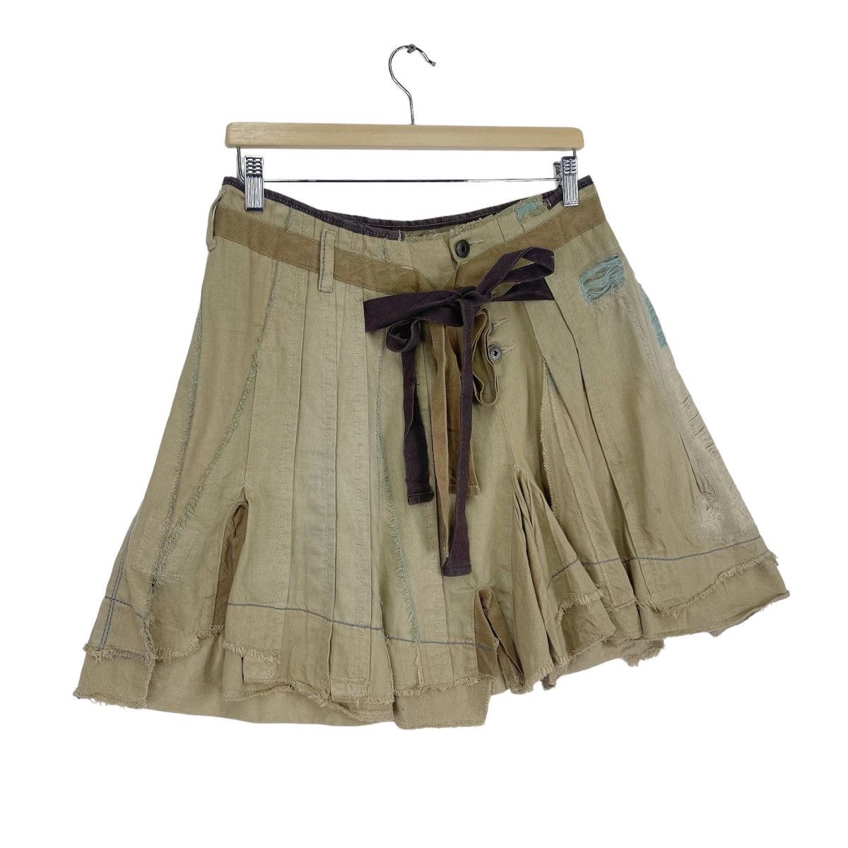 Designer × Marithe + Francois Girbaud Marithe Francois Girbaud Layered Mini Skirt Size 30" / US 8 / IT 44 - 7 Thumbnail