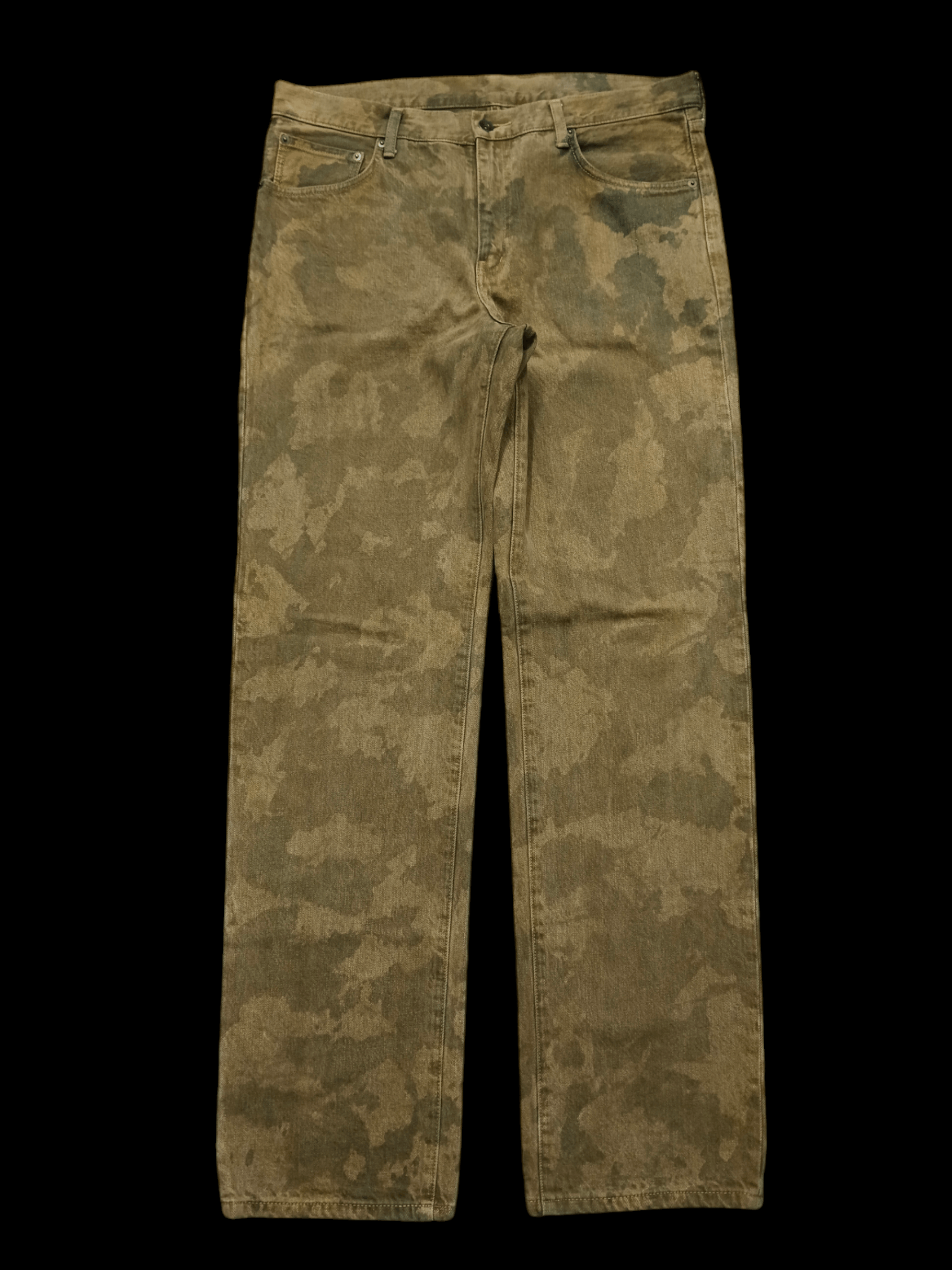 SICK BLEACHED UNIQLO DENIM PANTS