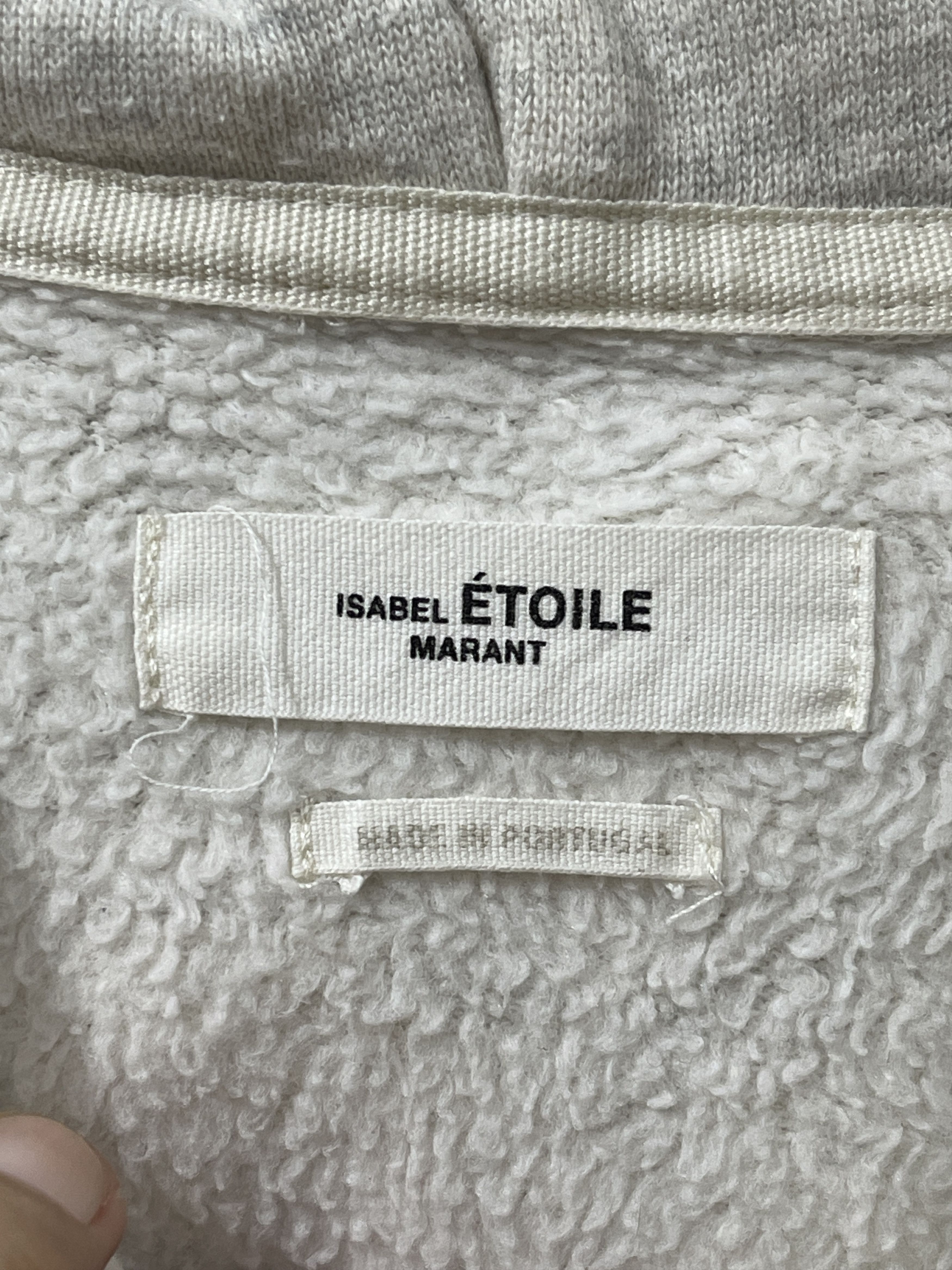 Isabel Marant Etoile Isabel Marant Etoile Rare Big Logo Hoodie Size US L / EU 52-54 / 3 - 3 Thumbnail