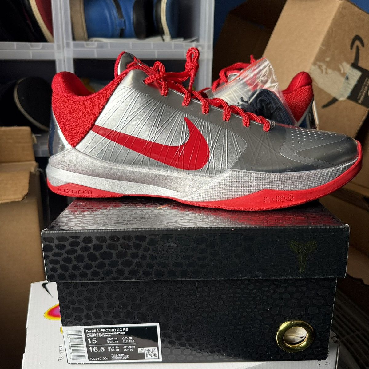 Nike Nike Kobe 5 Protro 'Caitlin Clark Rookie of the Year' Size US 15 / EU 48 - 1 Thumbnail