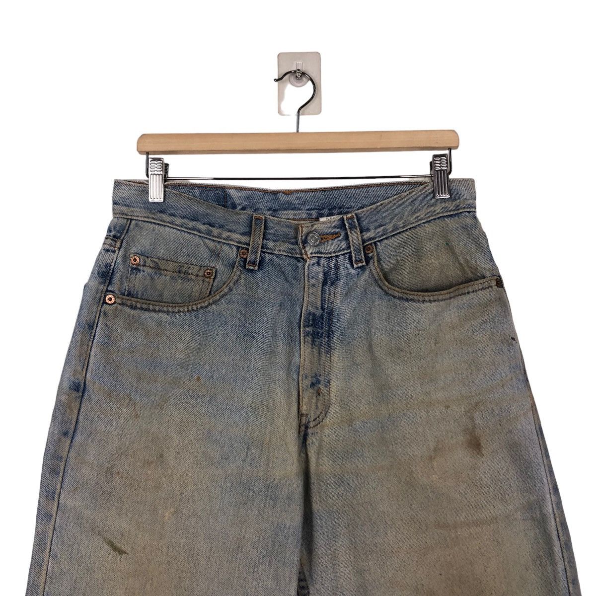 Levi's 🔥VINTAGE DENIM JEANS TROUSERS LEVI’S 550 Size US 32 / EU 48 - 3 Thumbnail
