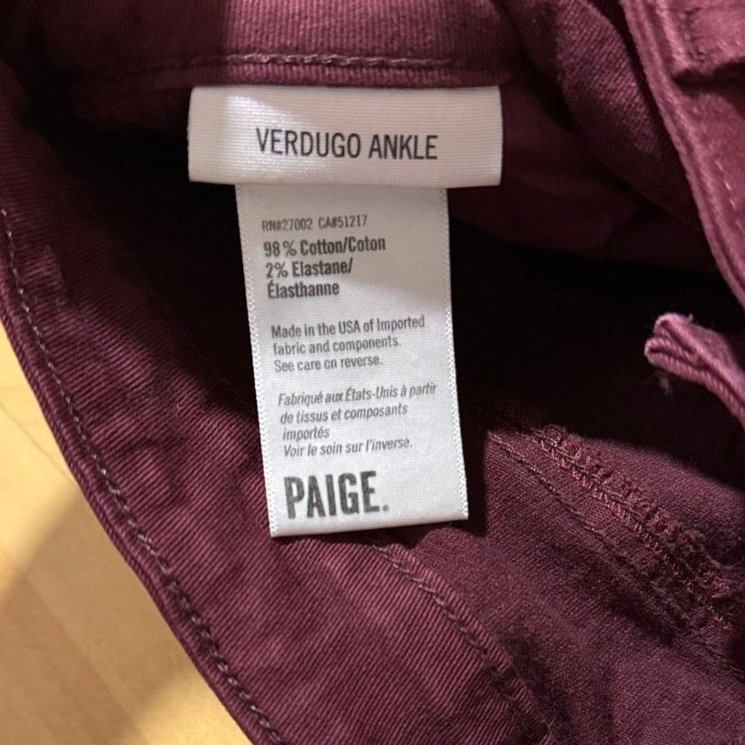 Paige Paige Verdugo Ankle Jeans Size 28 - Excellent Condition Size 28" / US 6 / IT 42 - 5 Thumbnail