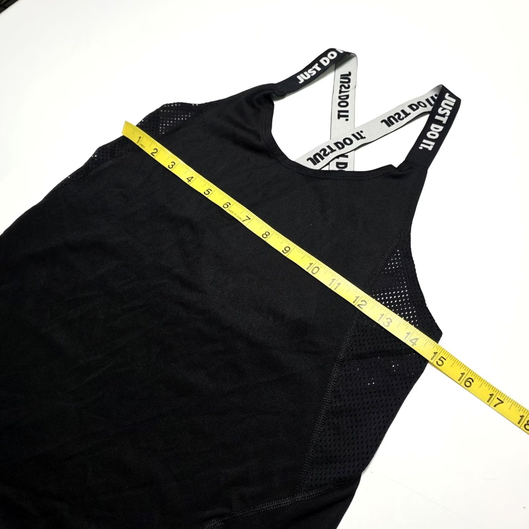 Nike Nike Athletic Women's Training Tank Top Crossback "Just Do It" Size XS Black Size XS / US 0-2 / IT 36-38 - 2 Thumbnail
