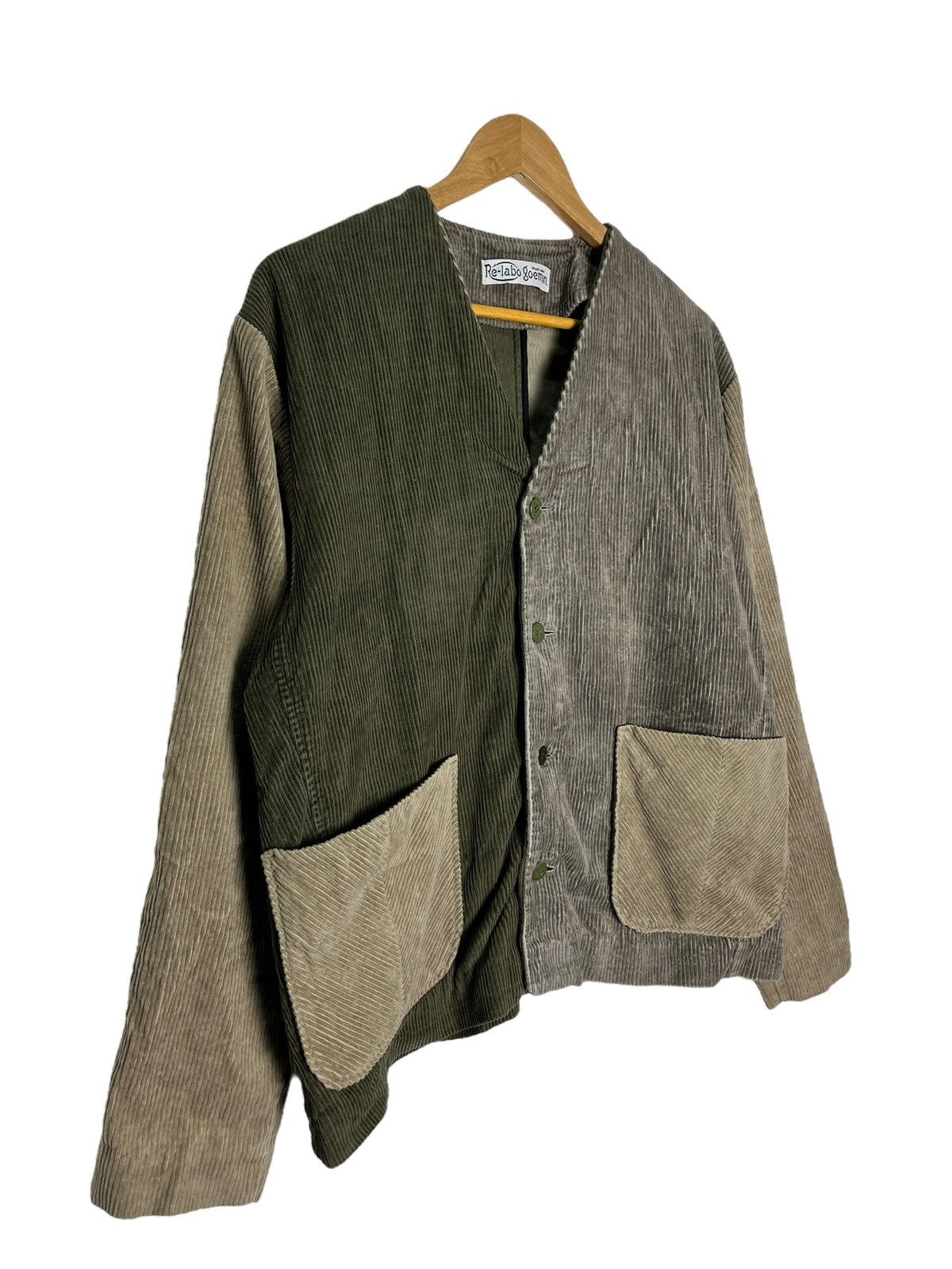 Japanese Brand Corduroy Jacket Made in Japan Size US XL / EU 56 / 4 - 3 Thumbnail