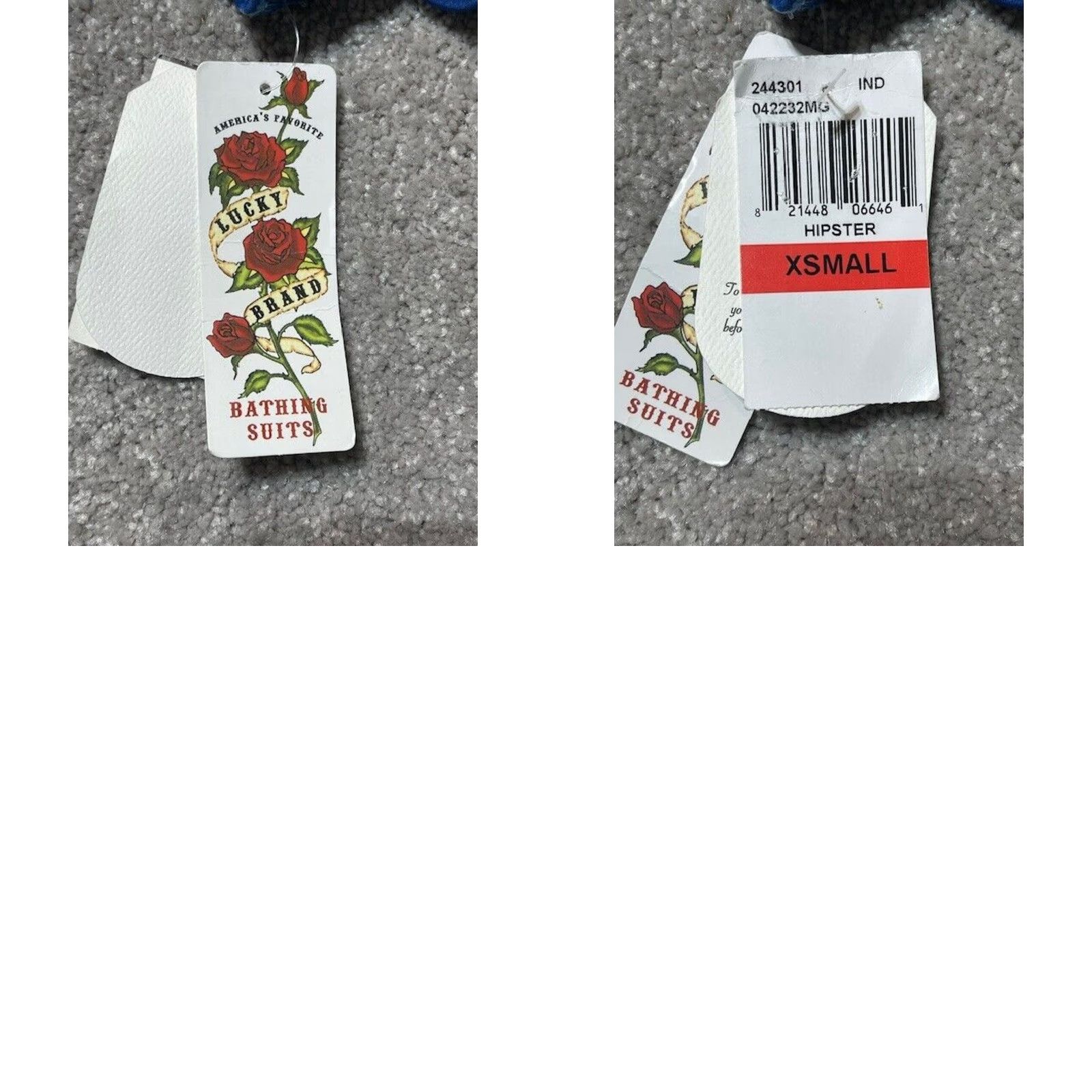 Lucky Brand Lucky Brand Bikini XS Low Rise Tie Dye Boho Hipster Y2K Hippie Beach Colorful USA Womens Size 26" / US 2 / IT 38 - 8 Thumbnail