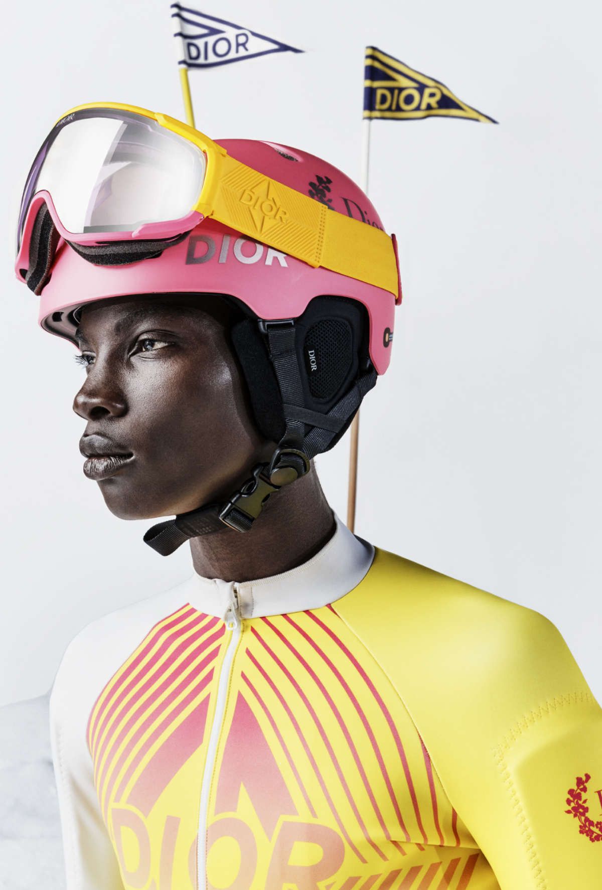 Dior DIOR Ski Goggles Zonula POC Glasses Mask Logo Yellow Pink Size ONE SIZE - 5 Thumbnail