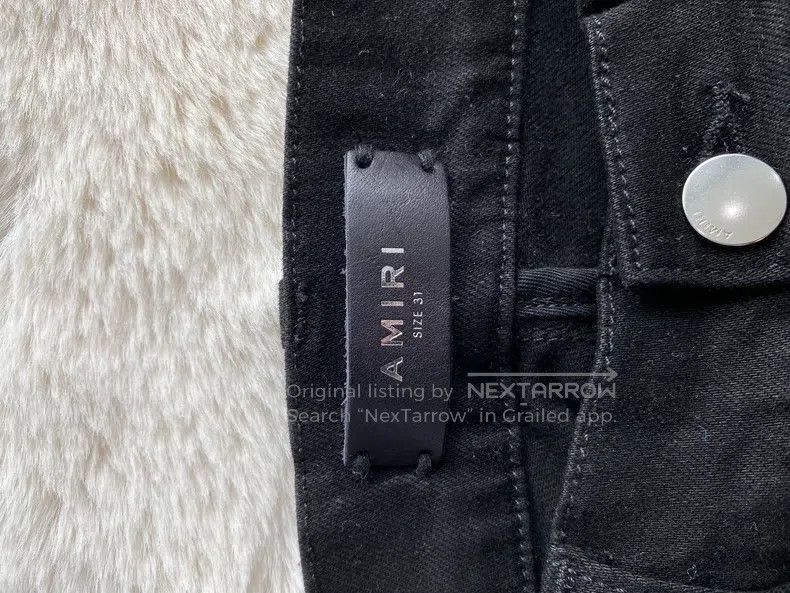 Amiri Amiri Size 30 Black diamond plaid MX1 jeans Size US 30 / EU 46 - 7 Thumbnail