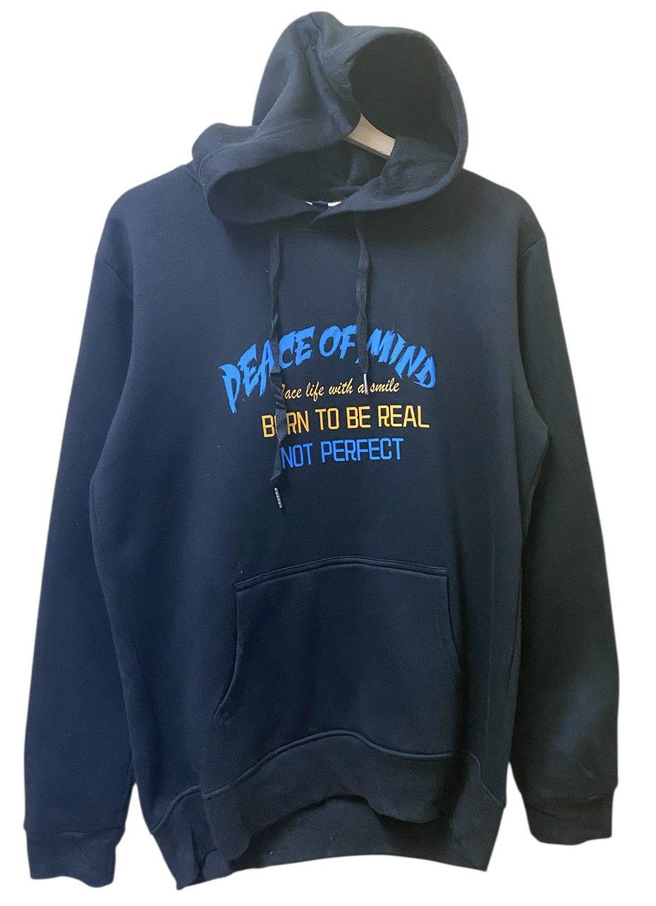 Shein Shein Peace Of Mind Hodie Black Colour Size US M / EU 48-50 / 2 - 1 Thumbnail