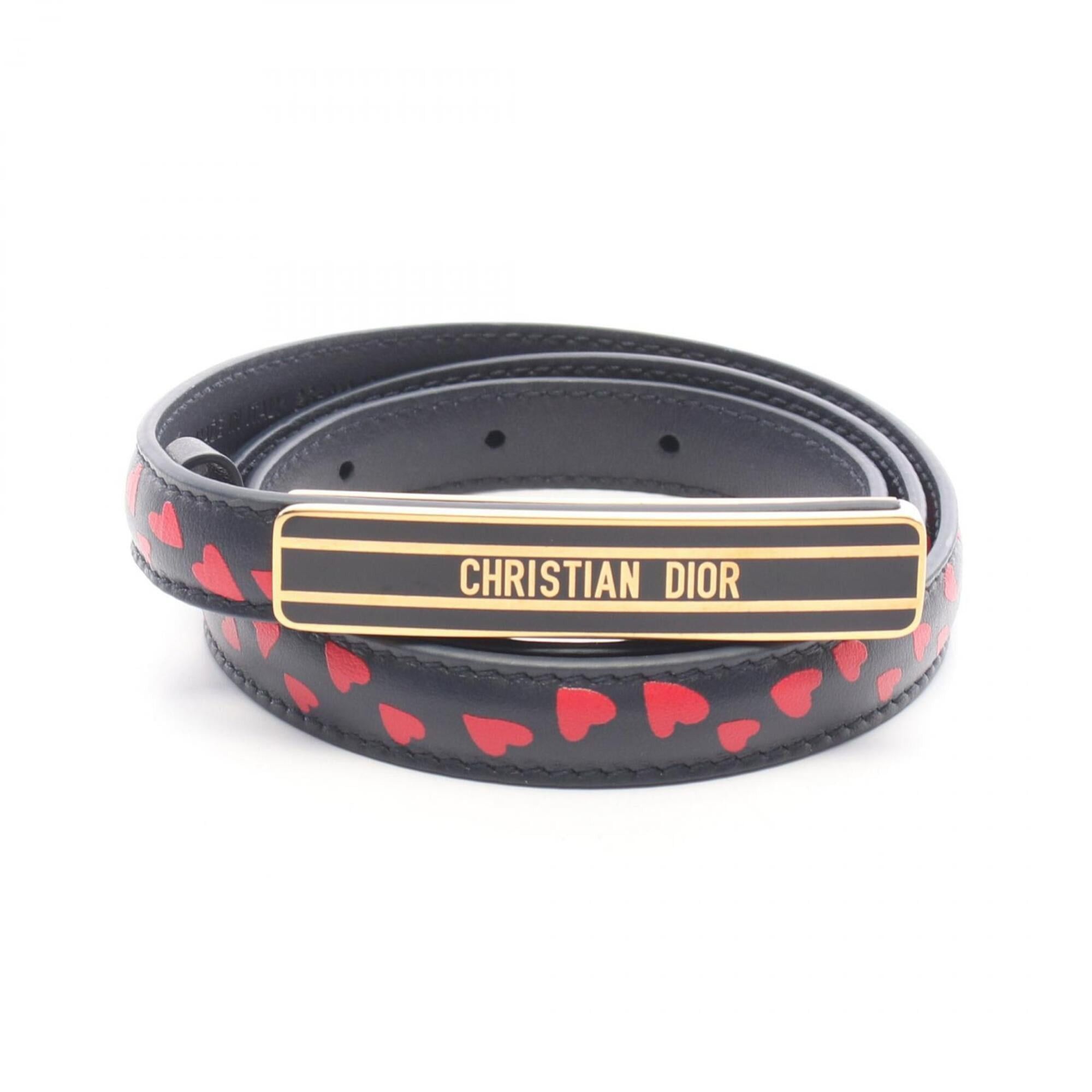 Dior Belt CD Logo Leopard Leather Dior Christian Dior Dior CD logo leopard print leather belt  main image 4