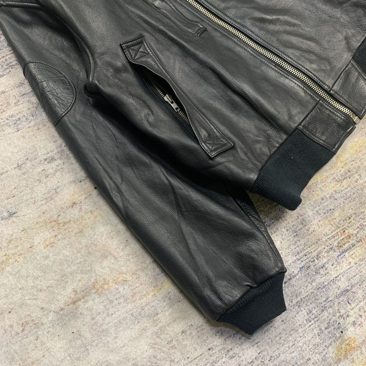 Yamaha Vintage Yamaha riding gear bomber leather jacket Size US L / EU 52-54 / 3 - 7 Thumbnail