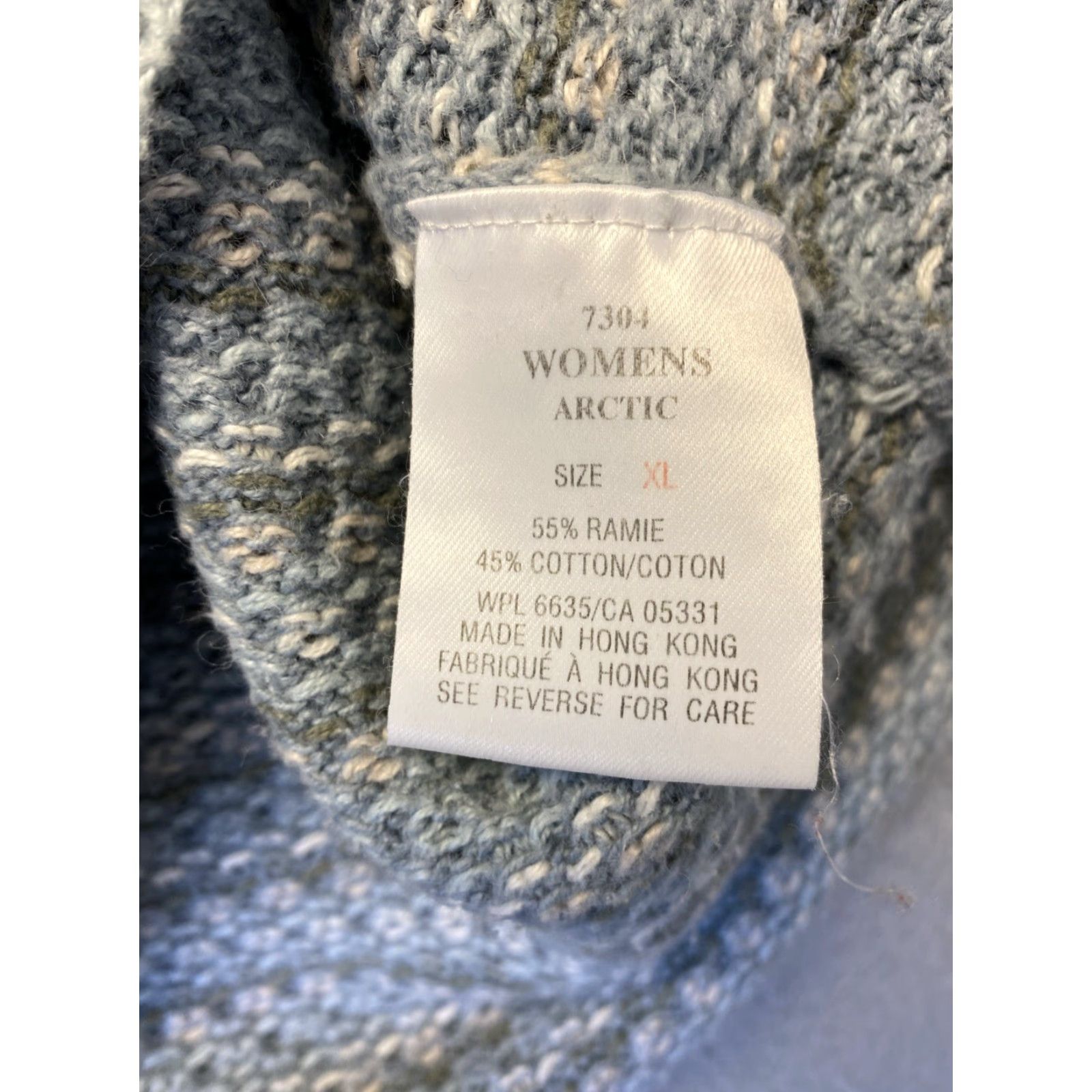 Vintage VINTAGE Woolrich Women's Sweater Pullover XL Blue Gray Knit 90s Gorp Outdoor Fall Winter Size XL / US 12-14 / IT 48-50 - 7 Thumbnail