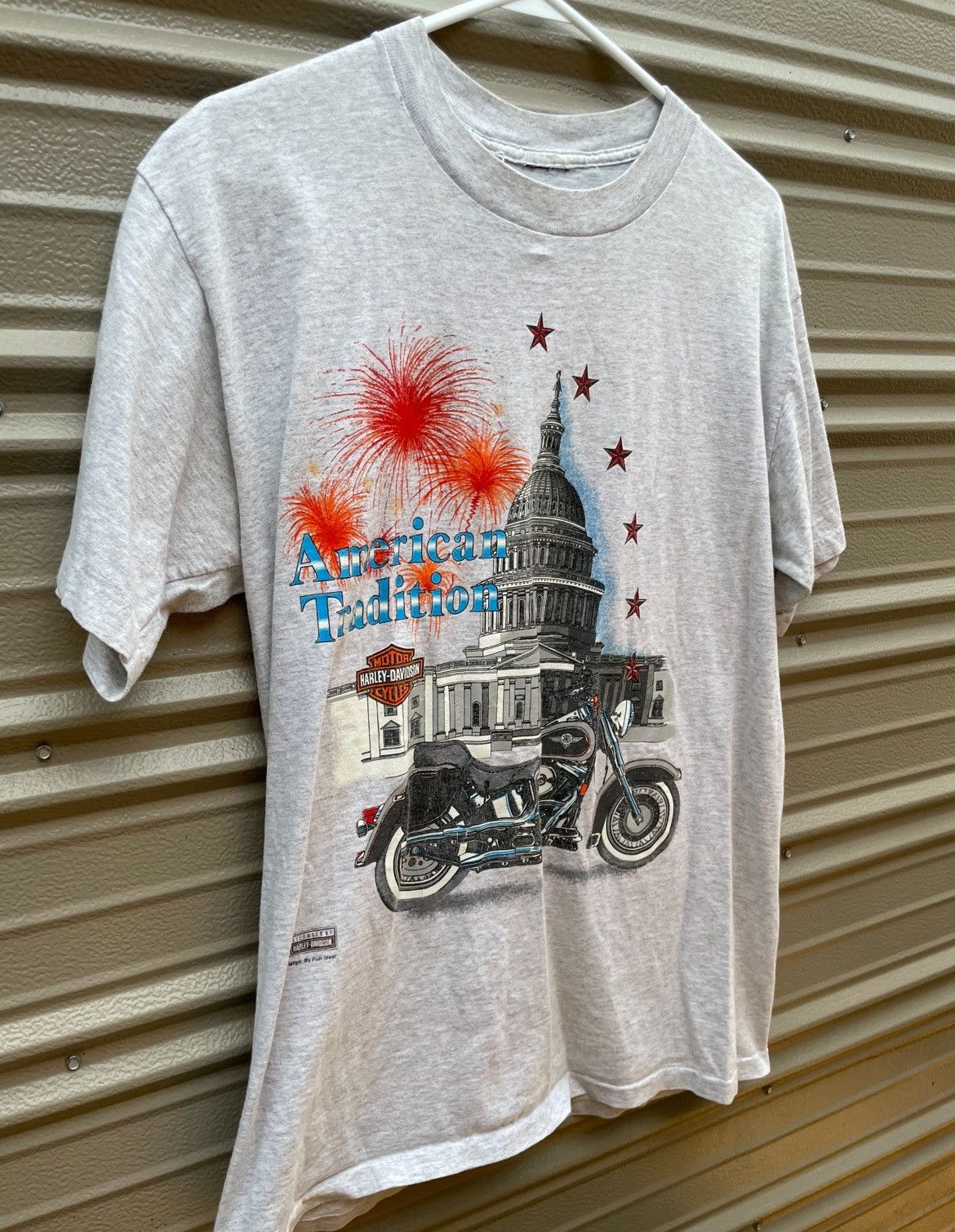 Harley Davidson Vintage 1995 Harley Davidson American Tradition Capitol Size US M / EU 48-50 / 2 - 10 Thumbnail