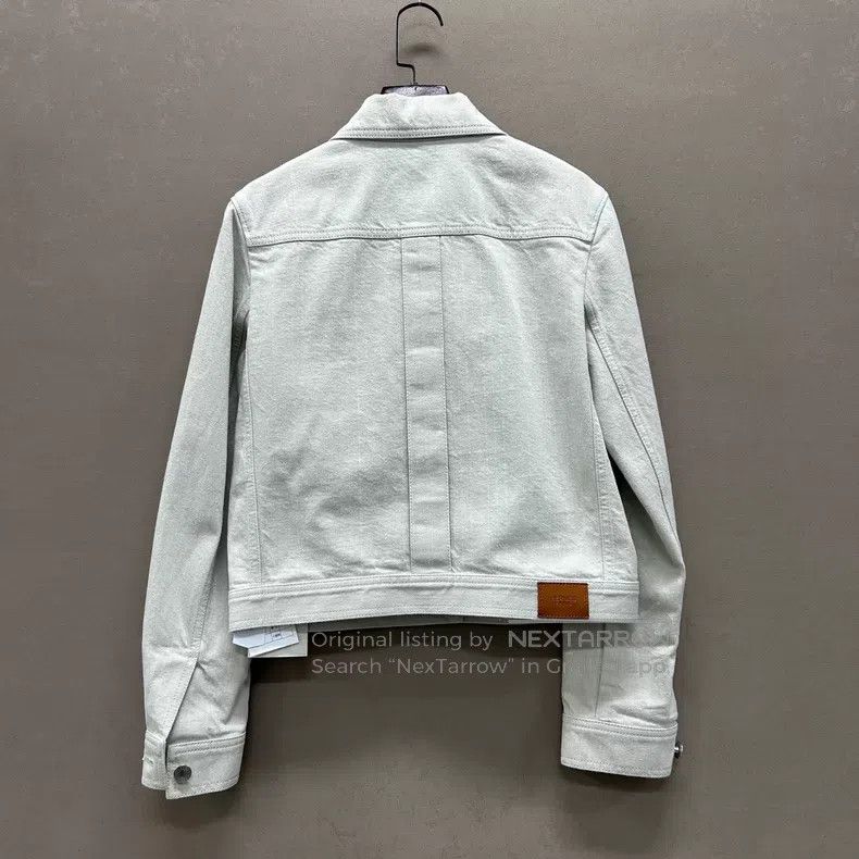 Hermes Hermes White Denim Jacket Size XS / US 0-2 / IT 36-38 - 2 Thumbnail