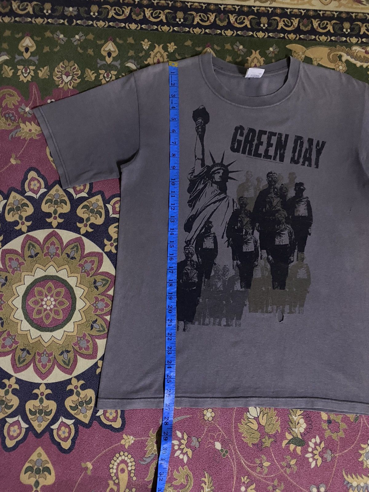 Band Tees Vintage Y2k GREEN DAY Over Print Tee Size US M / EU 48-50 / 2 - 14 Thumbnail