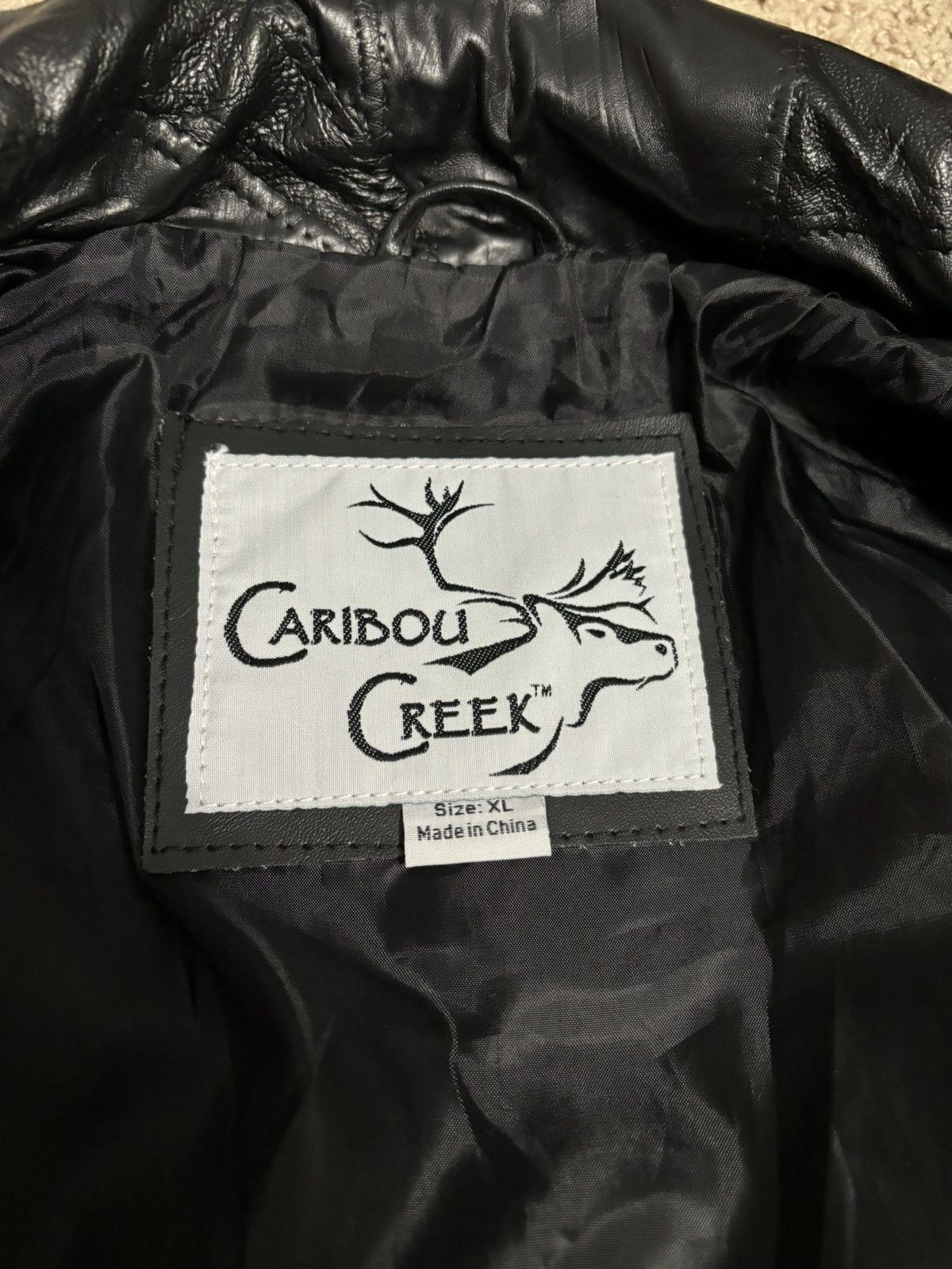 Vintage Caribou Creek Lambskin Patchwork Leather Jacket Size US XL / EU 56 / 4 - 6 Thumbnail