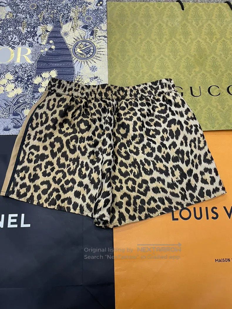 Dior Dior Leopard-printed shorts Size 24" / US 00 / IT 34 - 3 Thumbnail