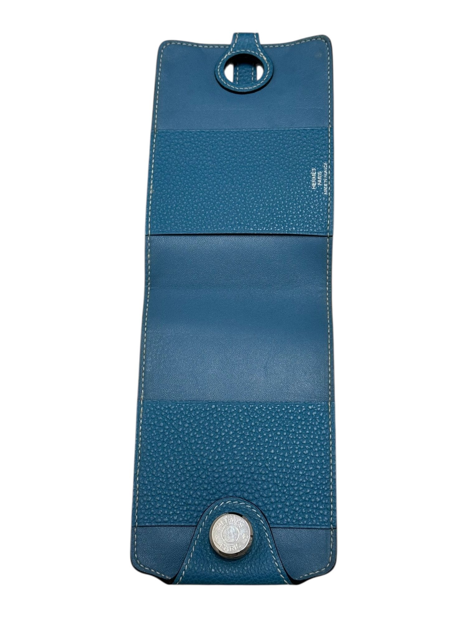 Hermes Hermes Blue Togo Leather Notepad Cardholder Wallet Size ONE SIZE - 4 Thumbnail