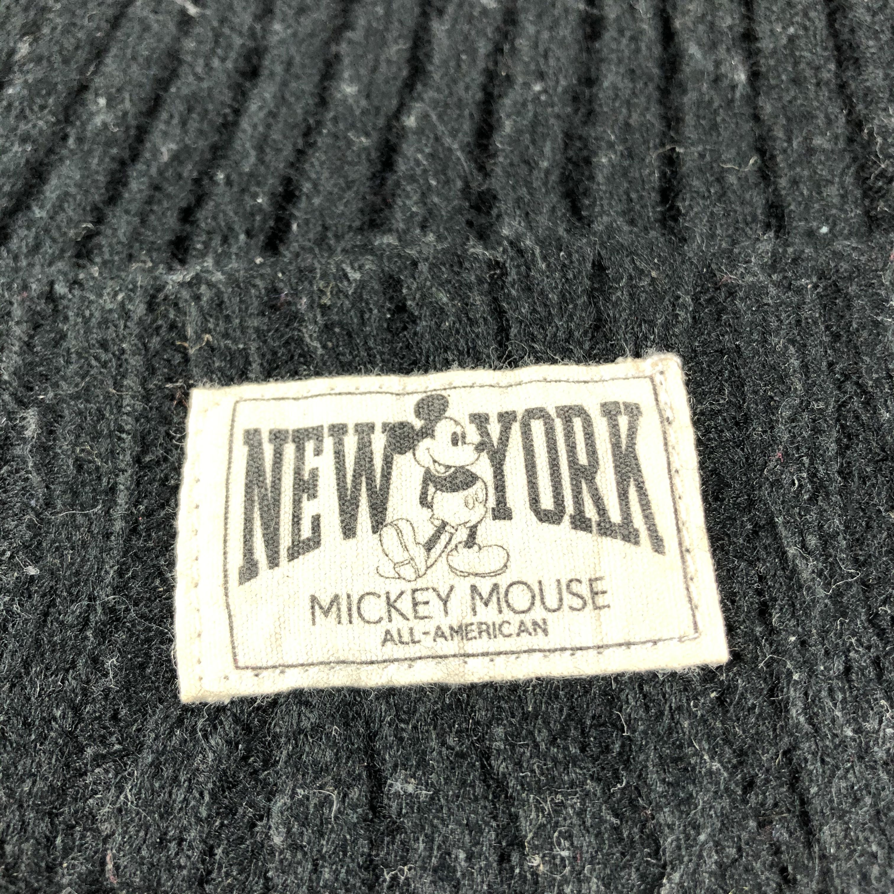 Mickey Mouse Mickey Mouse X NY Fisherman Beanie Snowcap Snow Hat B622 Size ONE SIZE - 4 Thumbnail