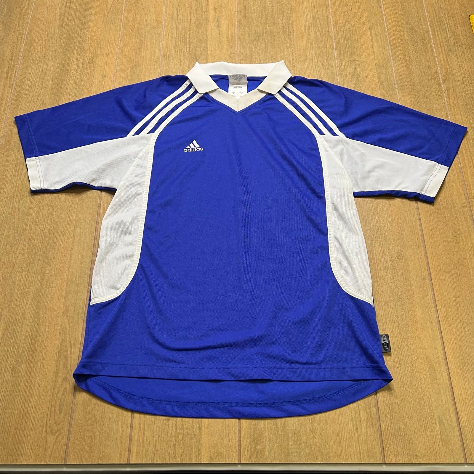Adidas Adidas Vintage Jersey Football Soccer Shirt 90s 00s Blue M Size US M / EU 48-50 / 2 - 1 Thumbnail