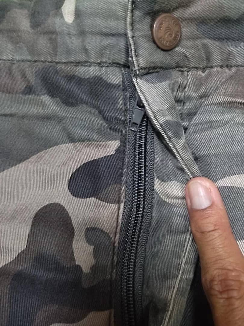 Vintage VINTAGE CAMOUFLAGE TACTICAL CARGO PANTS BAGGY DOUBLE LAYER Size US 34 / EU 50 - 4 Thumbnail