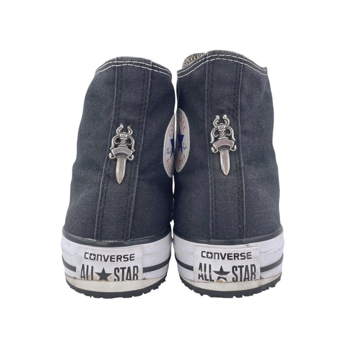 Chrome Hearts Chrome Hearts Converse All Star Grommet Rare Size US 8 / EU 41 - 2 Thumbnail