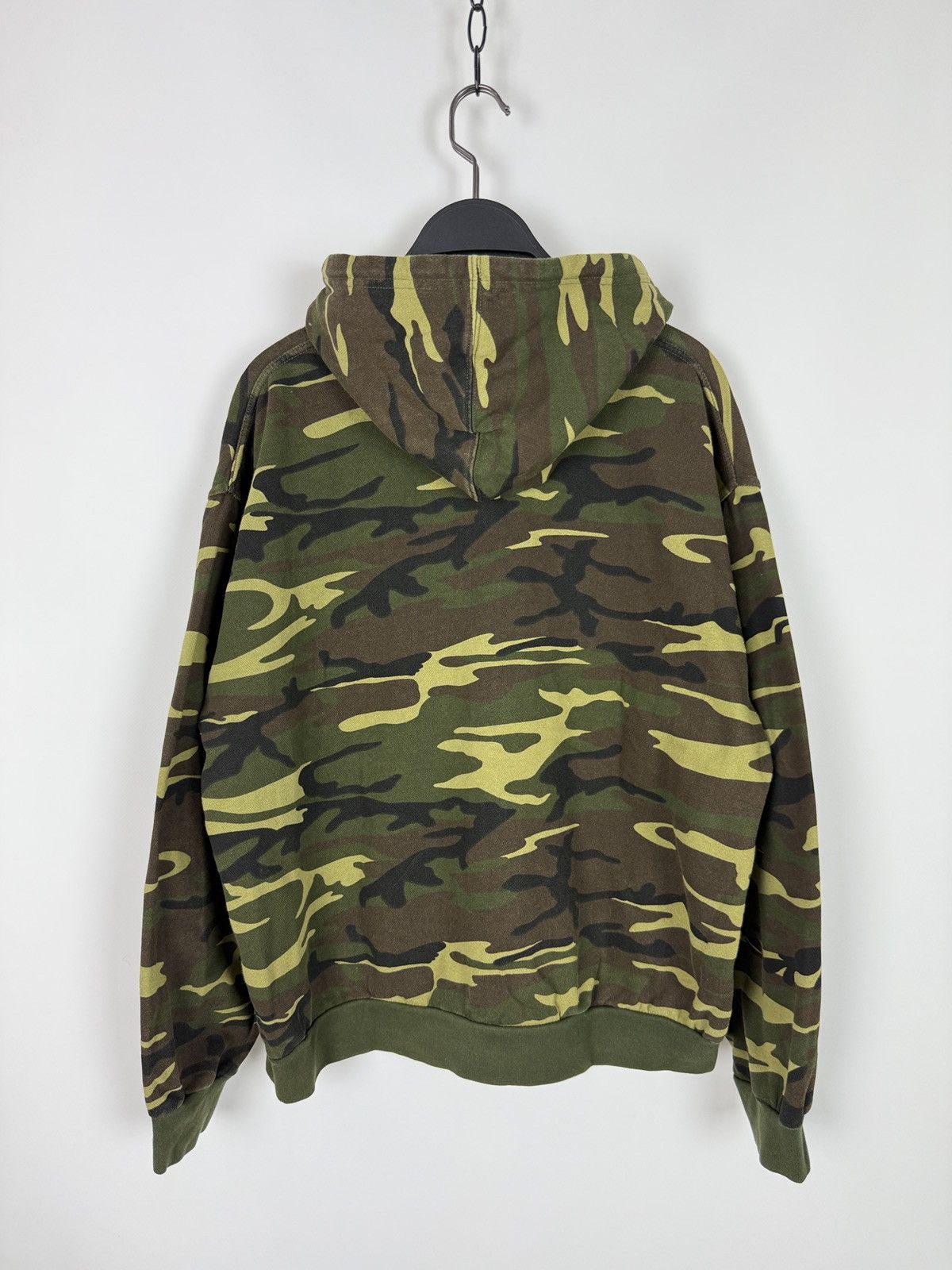 Vintage Y2K Vintage Stars&Stripes Woodland Camo Boxy Zip Hoodie M-L Size US L / EU 52-54 / 3 - 5 Thumbnail