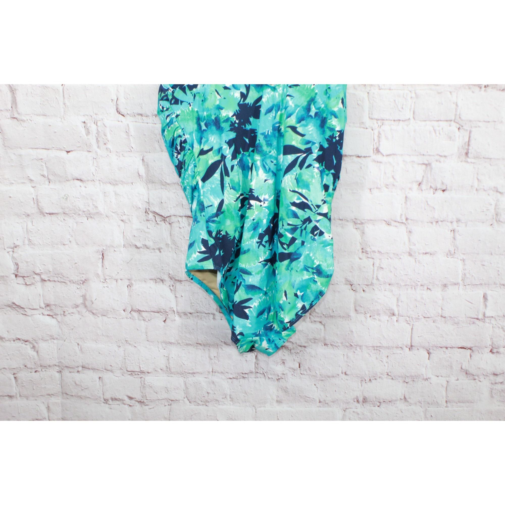 L.L. Bean × Swims LL Bean Shaping Swimwear Tanksuit Watercolor Floral Print Size 3XL / US 20-22 - 5 Thumbnail