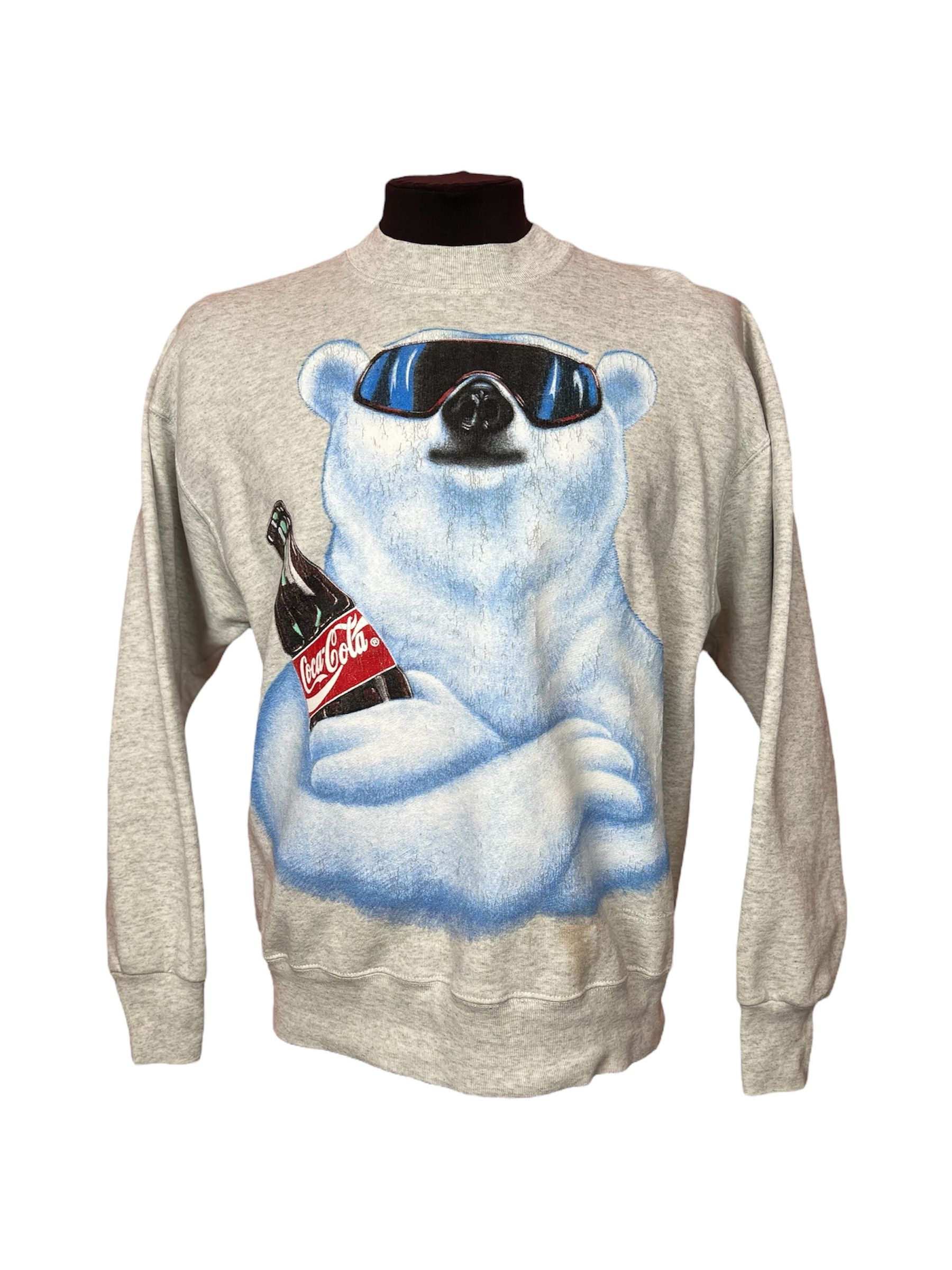 Coca Cola Coca Cola vintage Rare sweatshirt 1994 winter bear rare VTG Size US M / EU 48-50 / 2 - 1 Thumbnail
