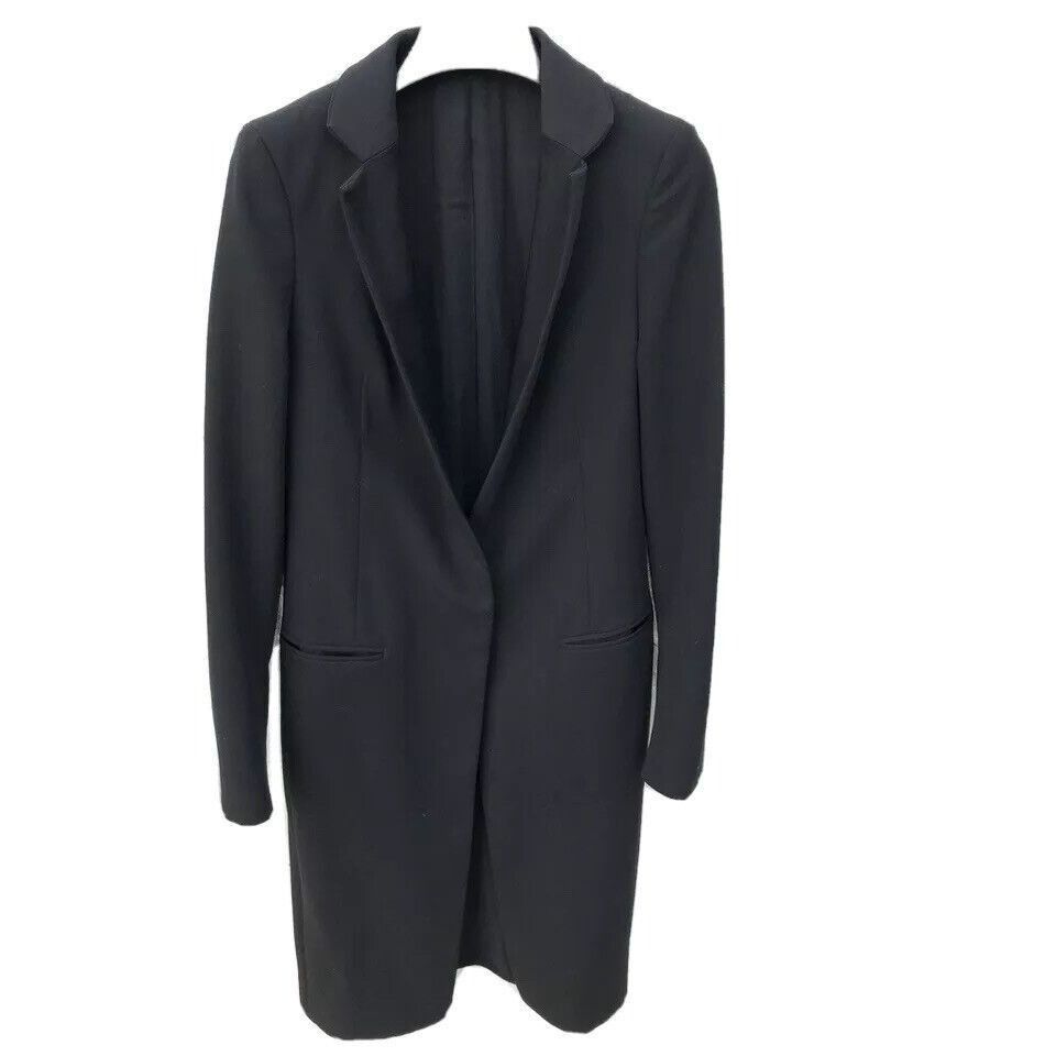 Allsaints Long Black Coat Size XS / US 0-2 / IT 36-38 - 1 Thumbnail