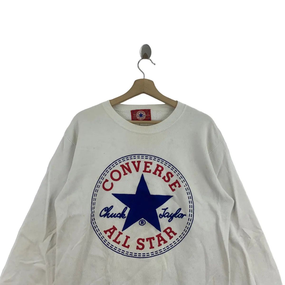 Converse Vtg CONVERSE ALL STAR Chuck Taylor Jack Purcell Sweatshirt Size M / US 6-8 / IT 42-44 - 3 Thumbnail
