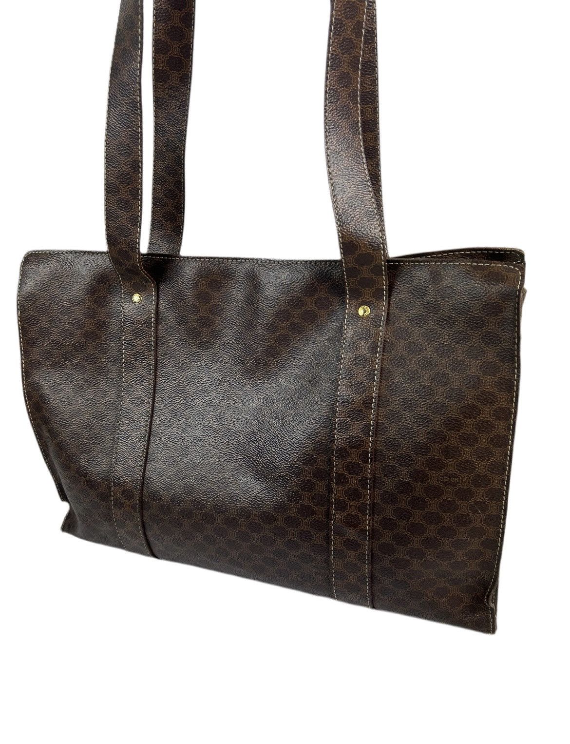 Celine Celine Macadam Leather Large Tote Size ONE SIZE - 2 Thumbnail