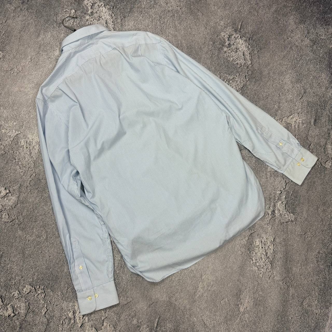 Polo Ralph Lauren Vintage Polo Ralph Lauren Shirt Long Sleeve Striped Blue Size US M / EU 48-50 / 2 - 7 Thumbnail