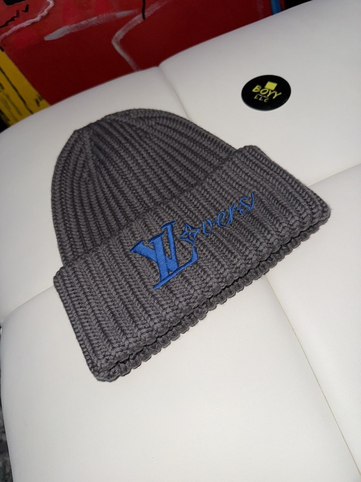 Louis Vuitton Louis Vuitton logo wool beanie Size ONE SIZE - 3 Thumbnail