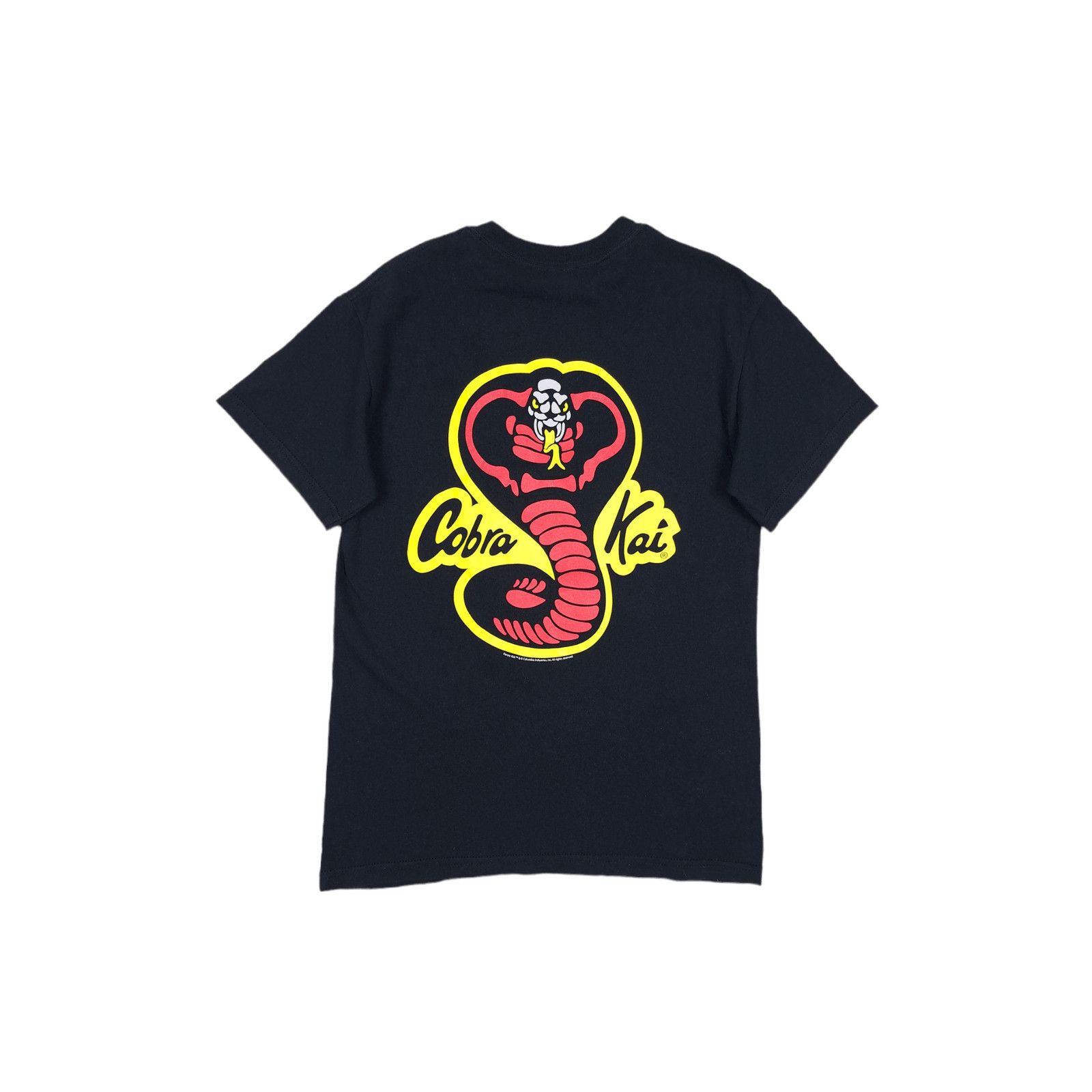 Vintage 💎 Vintage Cobra Kai Karate Kid Movie Snake Graphic T-shirt Size US S / EU 44-46 / 1 - 1 Thumbnail